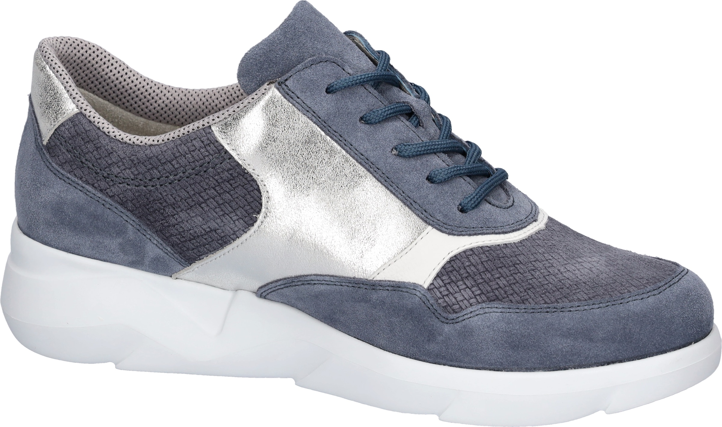 Waldläufer Sneaker »K-FUNKY«  Schnürschuh, Komfortschuh mit seitlichem Reißverschluss, K-Weite