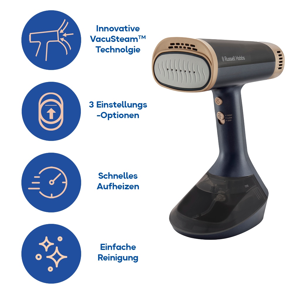RUSSELL HOBBS Dampfbügeleisen »27600-56« 1700 W Dampfbürste, mit Keramik-Bügelsohle, 2-in-1 Design, 1.700 Watt