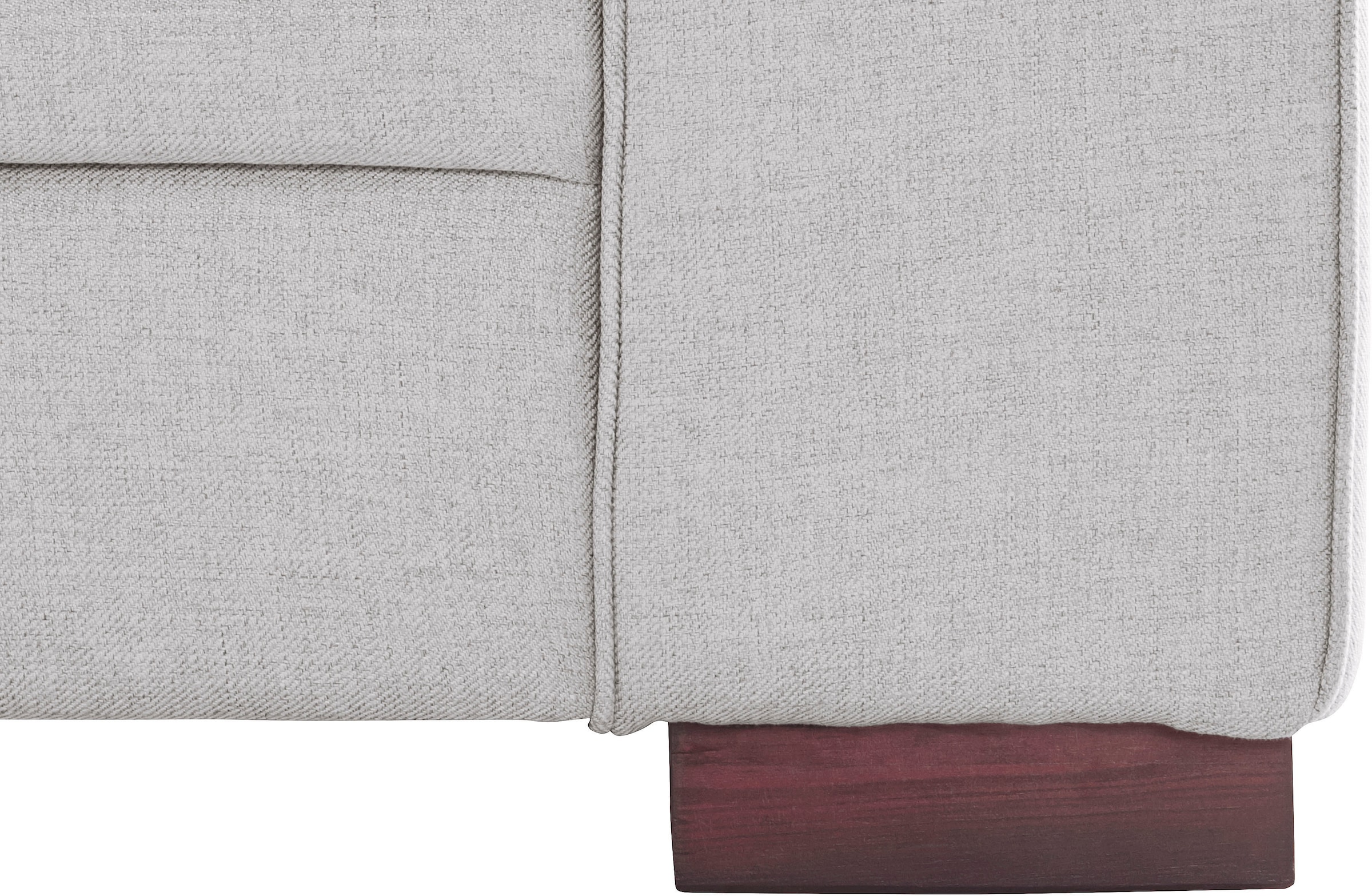 Home affaire Ecksofa »Broughton L-Form«, weicher Sitzkomfort, incl. 4 Zierkissen, Keder