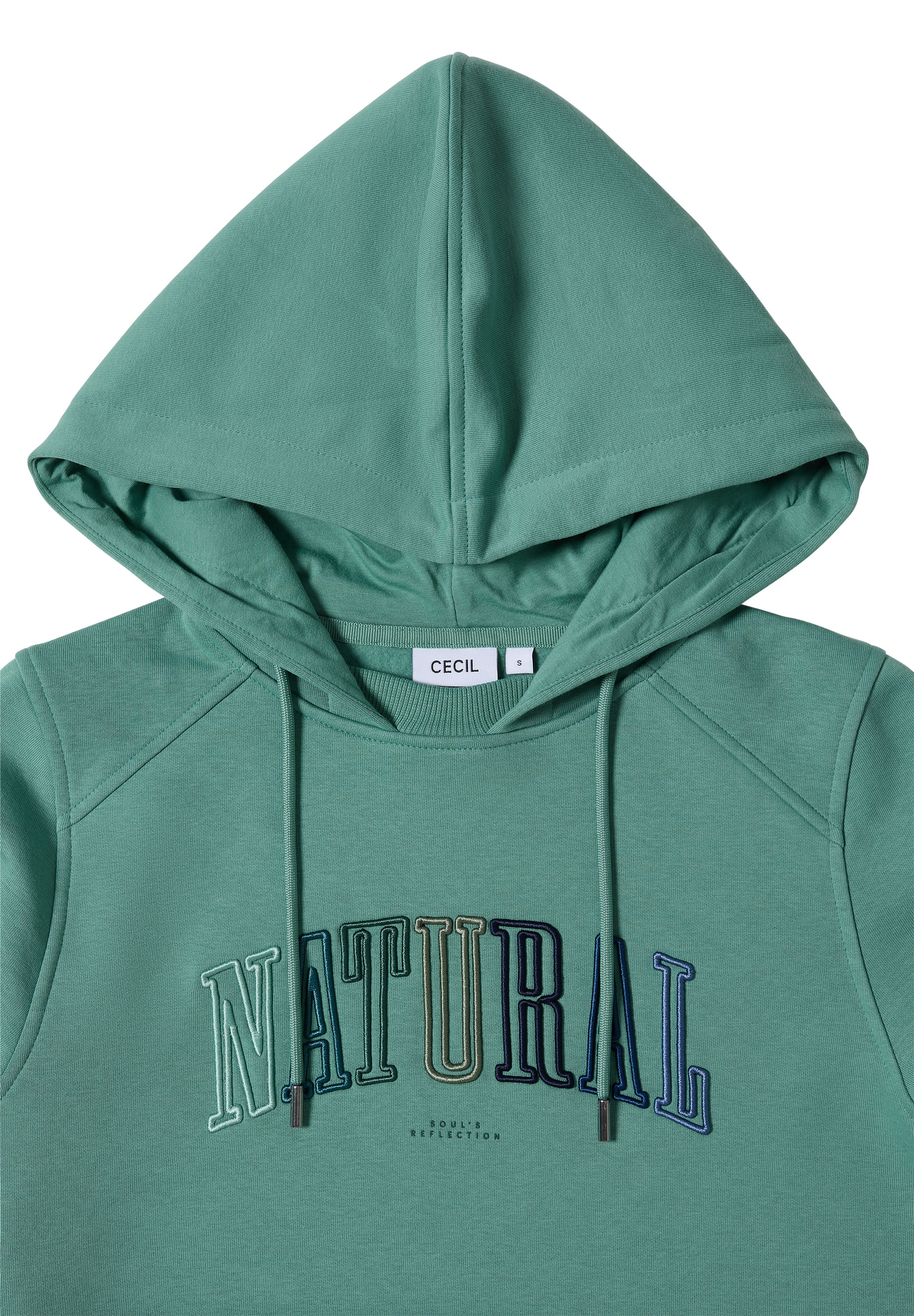 Cecil Hoodie, mit Letter-Stickerei