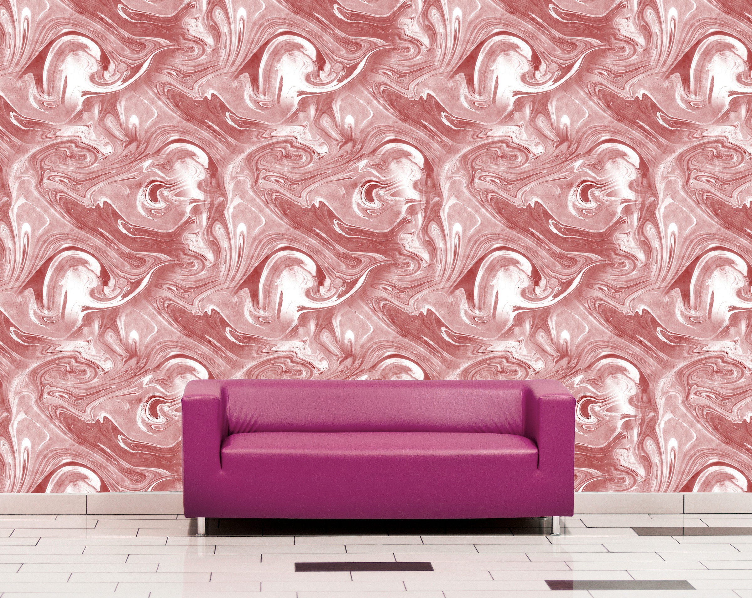 queence Vinyltapete »Noad«, bedruckt-Barock-Antikoptik-Kunst, 90x250cm, selbstklebend, kinderleichte Anbringung, Sticker