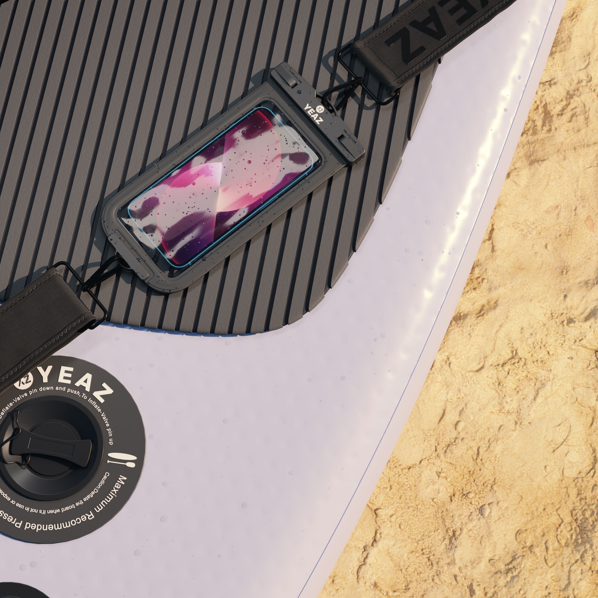 YEAZ Handytasche »Neopren-Gurt mit Handytasche OCEAN SHOT«