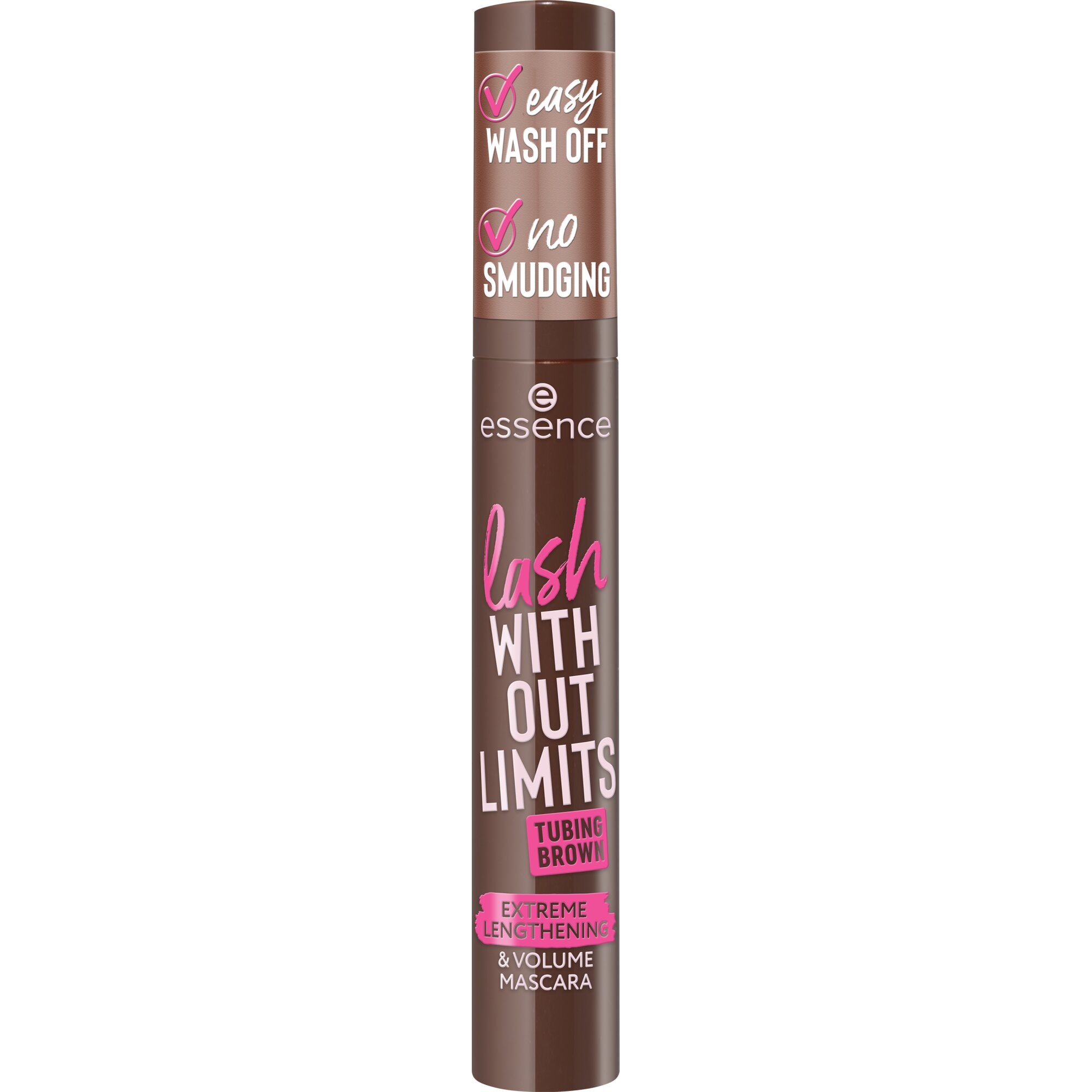 Essence Mascara »lash WITHOUT LIMITS BROWN EXTREME LENGTHENING & VOLUME MASCARA« mit Volumeneffekt