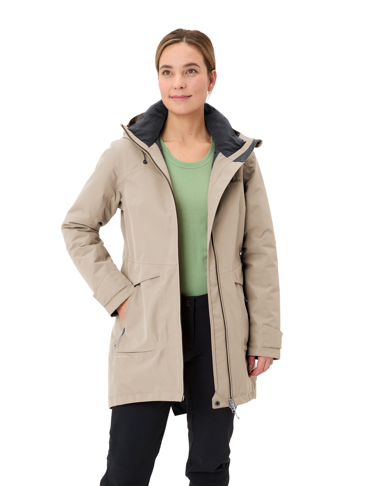 VAUDE Parka »WOMEN'S SKOMER WINTER PARKA III«, (1 St.), Wasserdicht