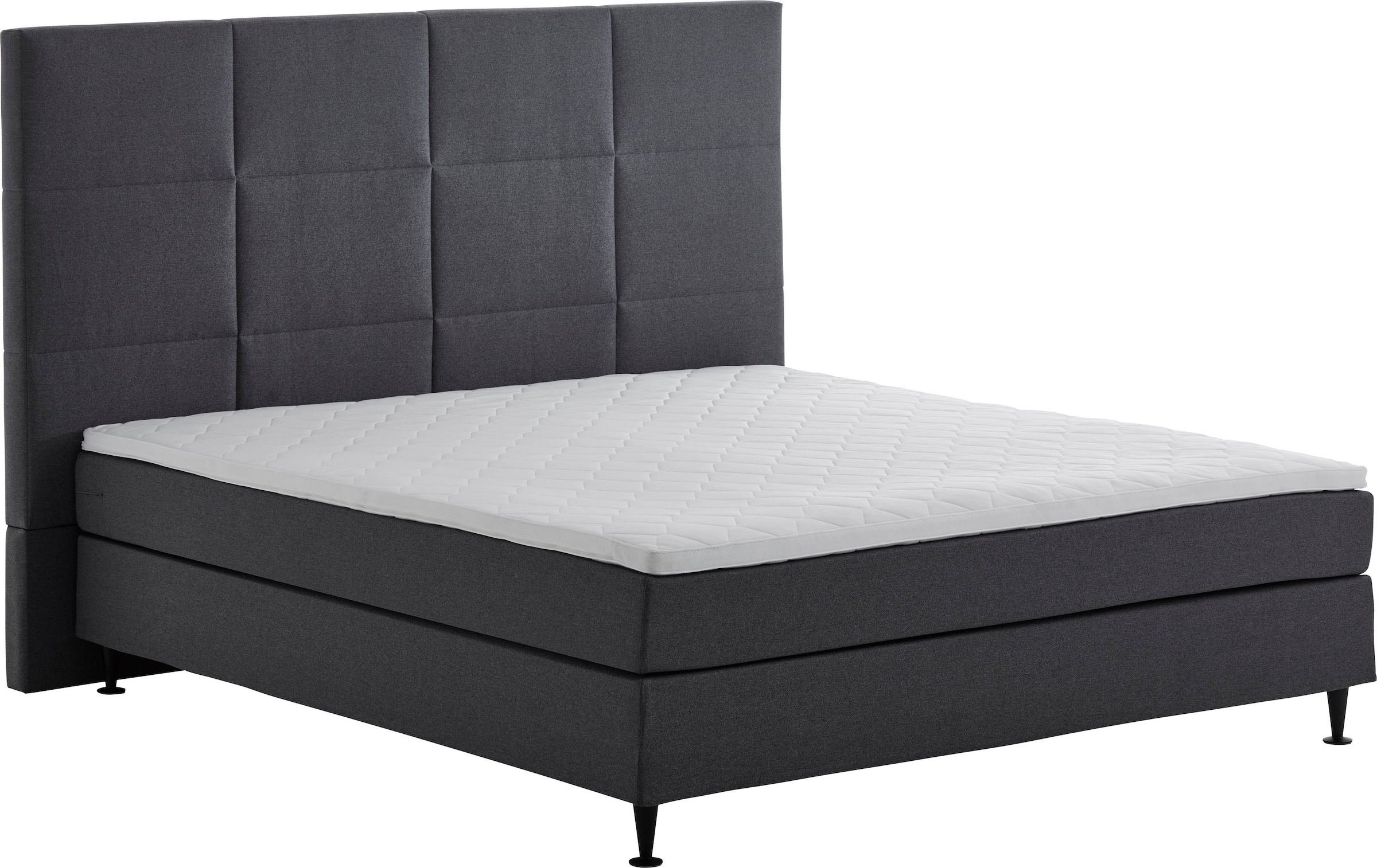 andas Boxspringbett »Linja«, mit Hotelbett-Charakter, Komfortliegehöhe und Topper inklusive