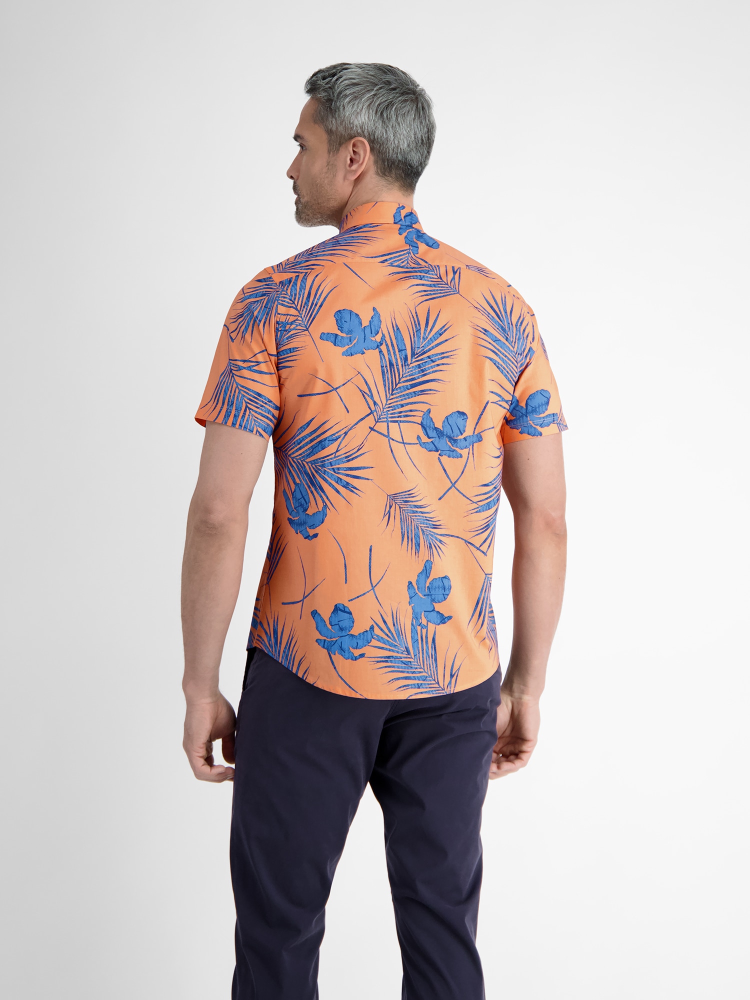 LERROS Kurzarmhemd »LERROS Kurzärmeliges Herrenhemd, Hawaiian-Style«