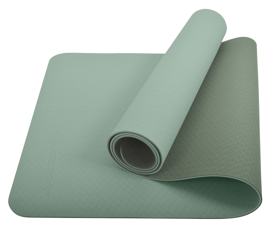 Schildkröt Yogamatte »Yogamatte 4mm BICOLOR - green/Moosgreen« Inkl. Tasche mit Kordelzug / PVC frei