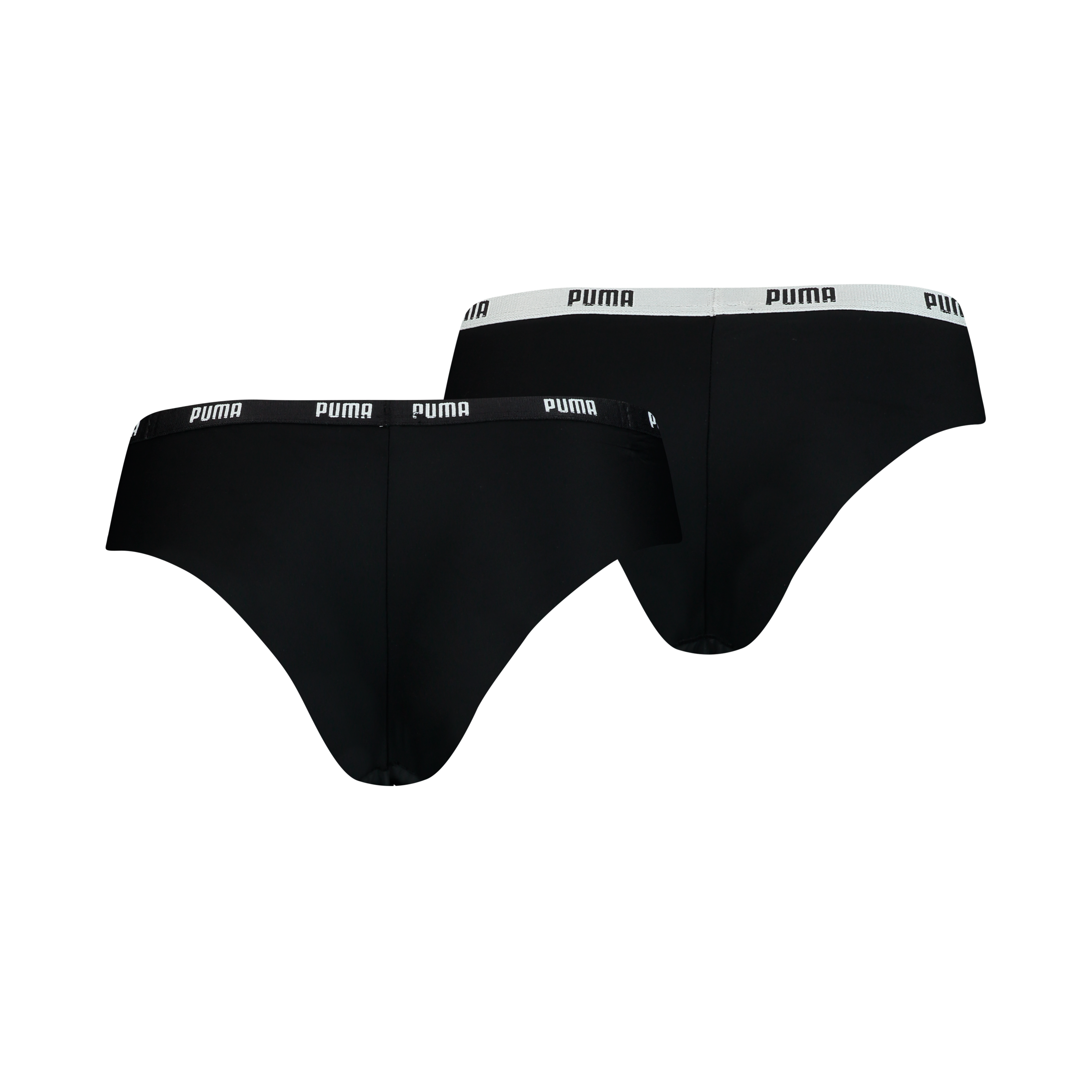 PUMA Brasilslip »PUMA WOMEN MICROFIBER BRAZILIAN 2P PACK«, (2er Pack), Mit Soft-Touch-Bund