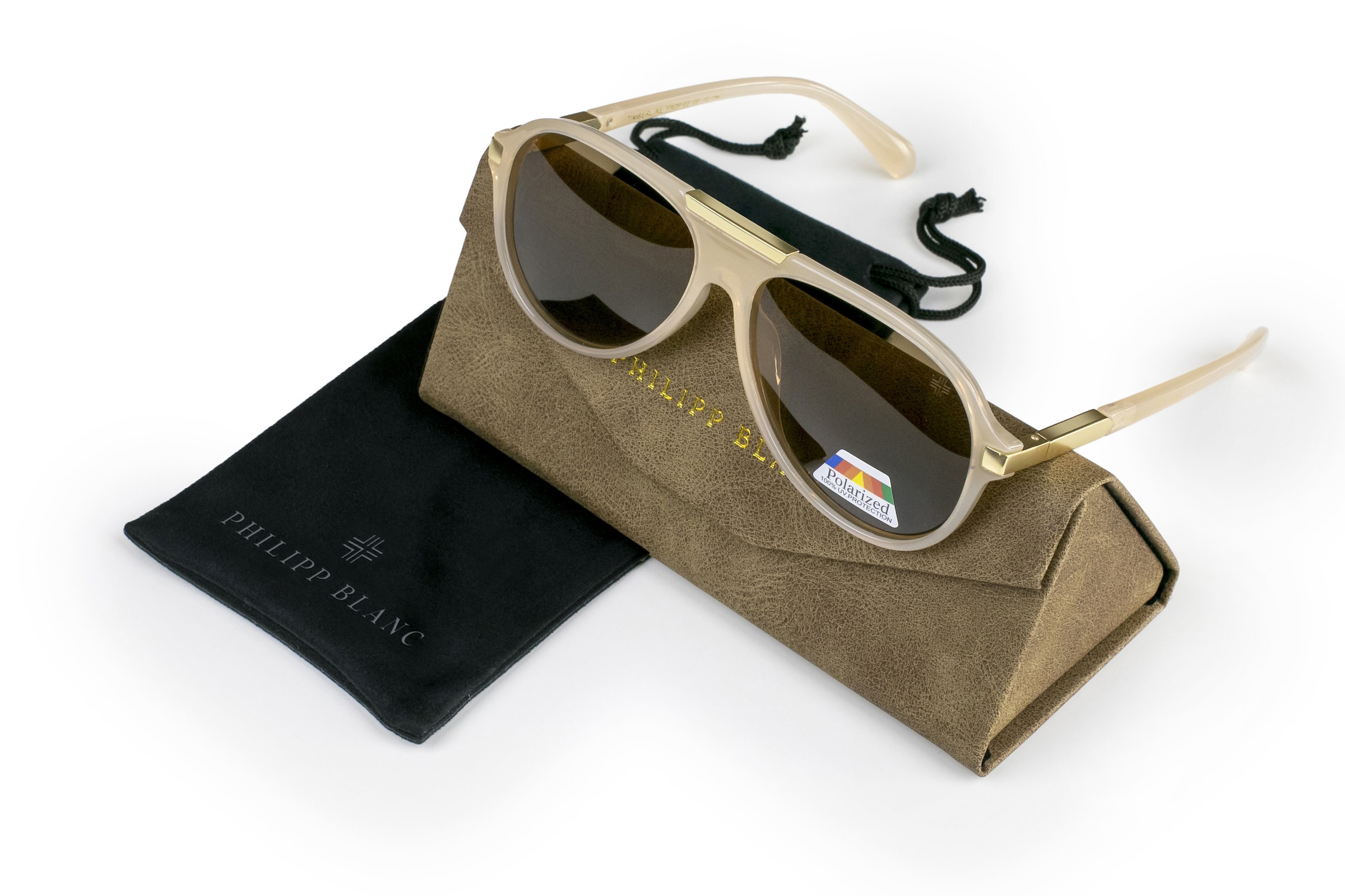 PHILIPP BLANC Sonnenbrille »PA09-03« Glas 0,74 mm, polarisierte Gläser, UV400, CAT3.0