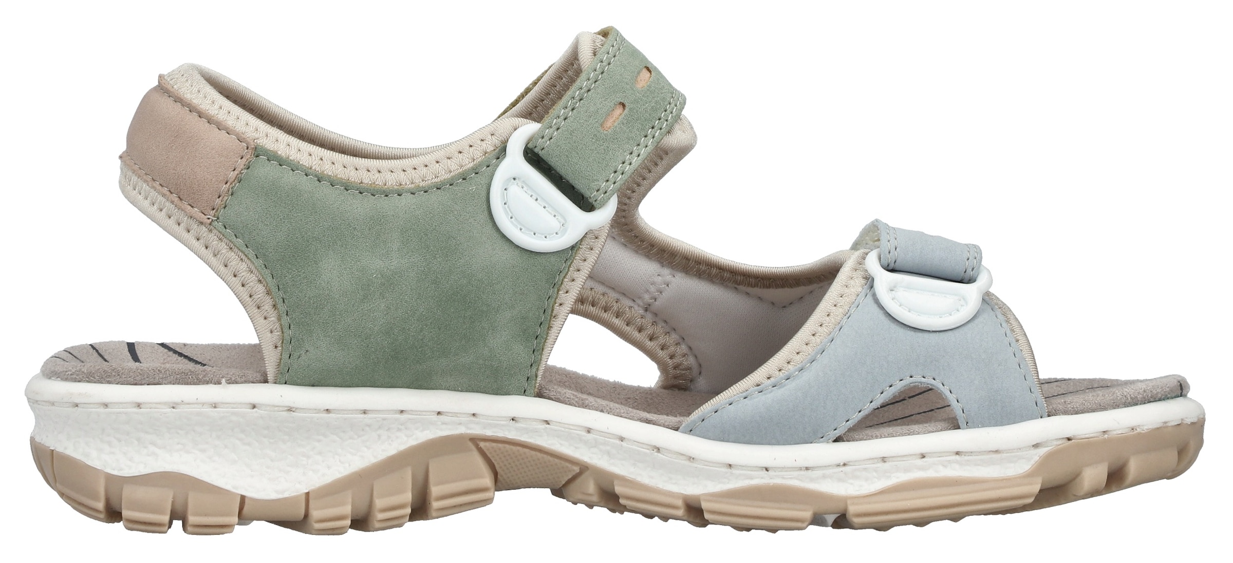 Rieker Riemchensandale  Sommerschuh, Sandalette, Outdoorsandale mit Klett