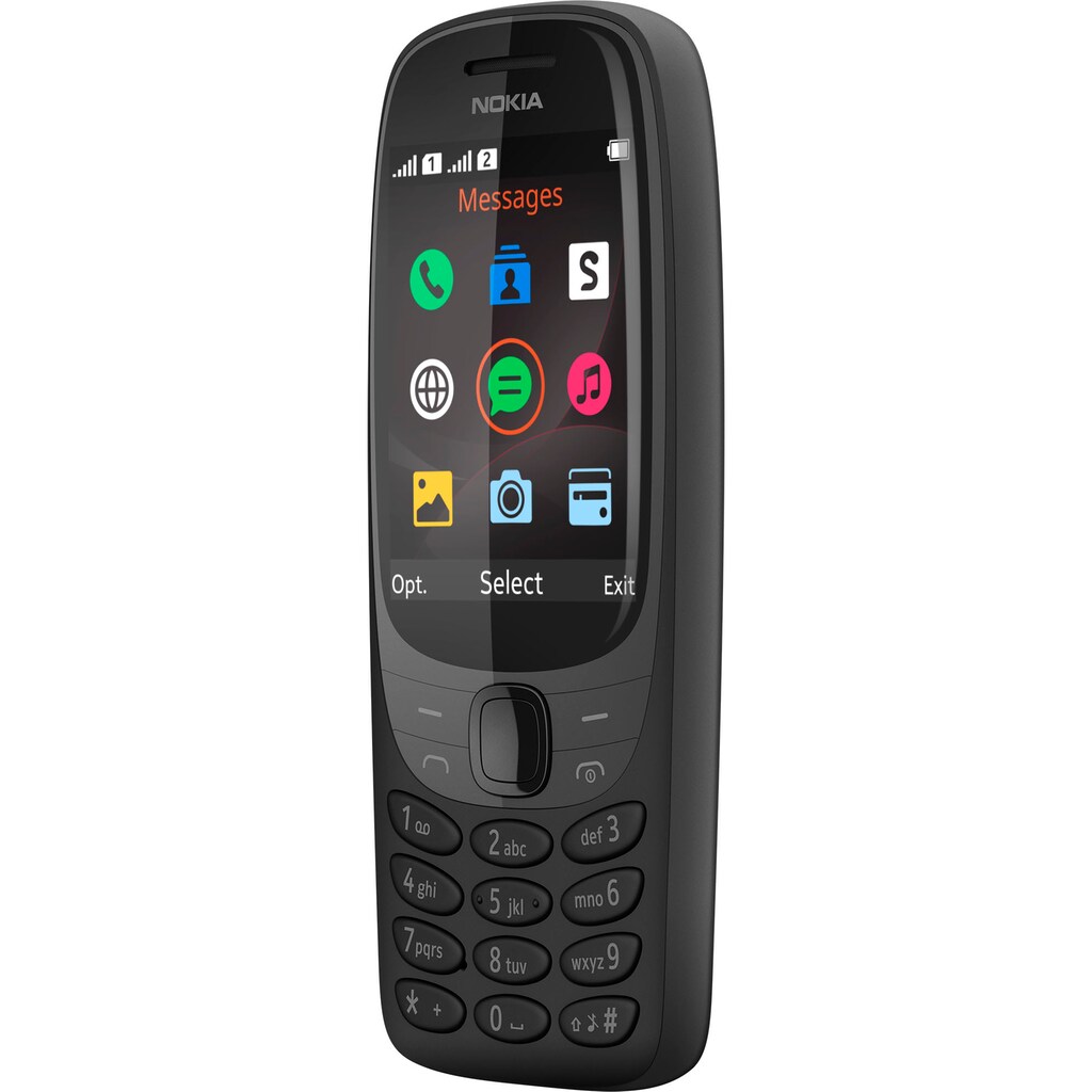 Nokia Smartphone »6310«, schwarz, 7,11 cm/2,8 Zoll, 0,016 GB Speicherplatz