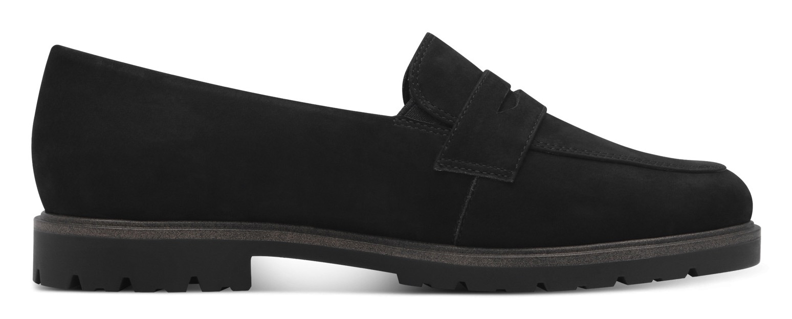 Tamaris Loafer, Blockabsatz, Slipper, Halbschuh, Businessschuh mit Zierriegel