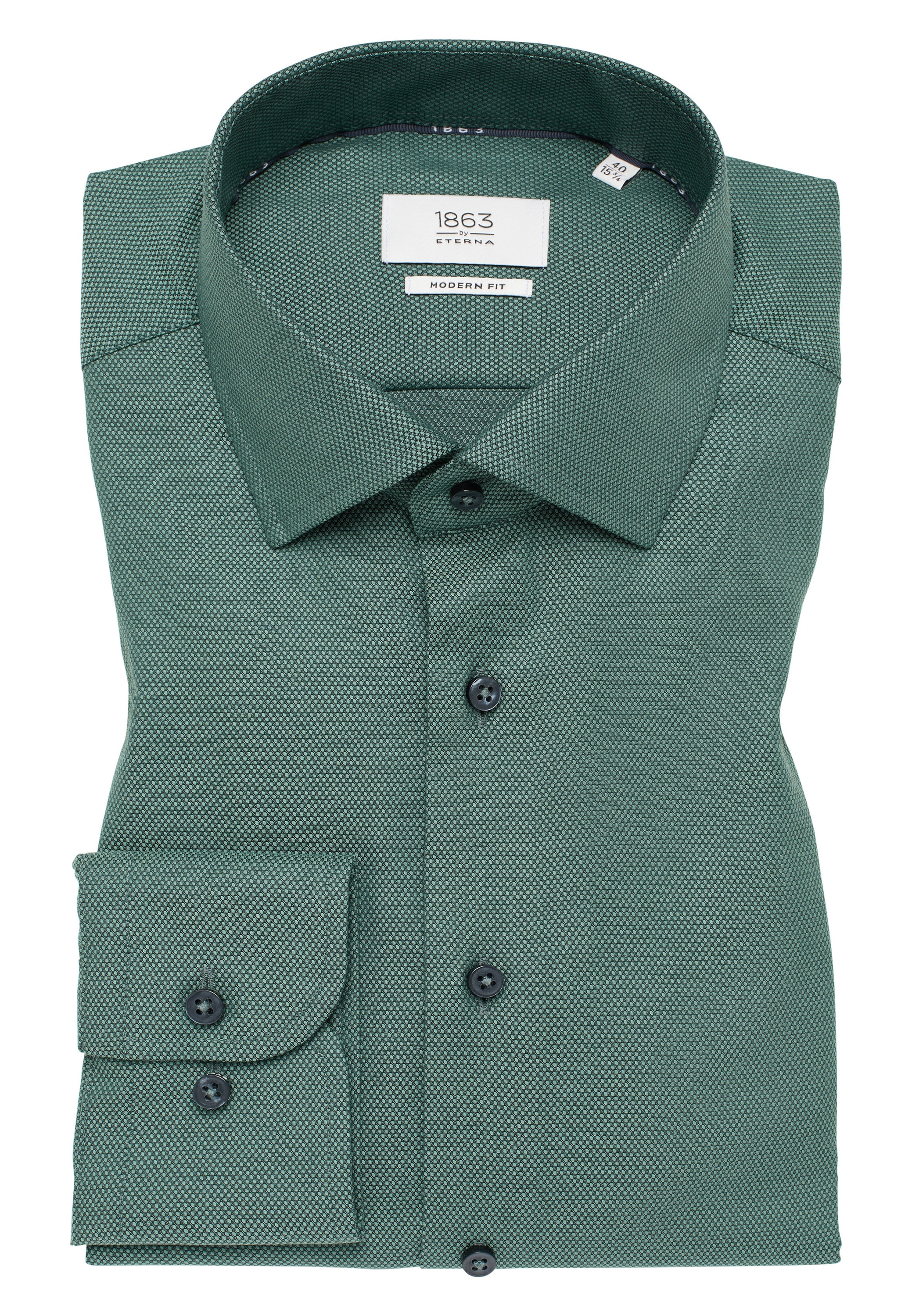 Eterna Langarmhemd »MODERN FIT«, NON IRON (bügelfrei)