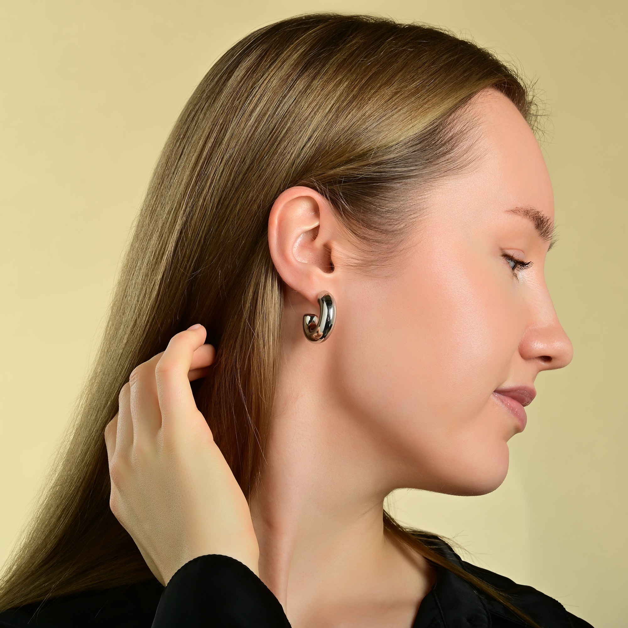 Adelia´s Paar Ohrhänger »Damen Ohrringe aus Edelstahl«