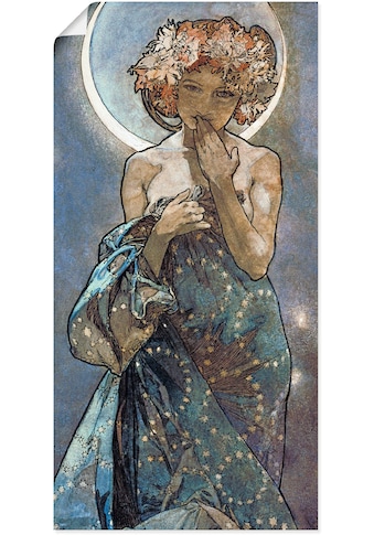 Artland Wandbild »Sterne Der Mond 1902«, Frau, (1 St.), in vielen Größen &... kaufen