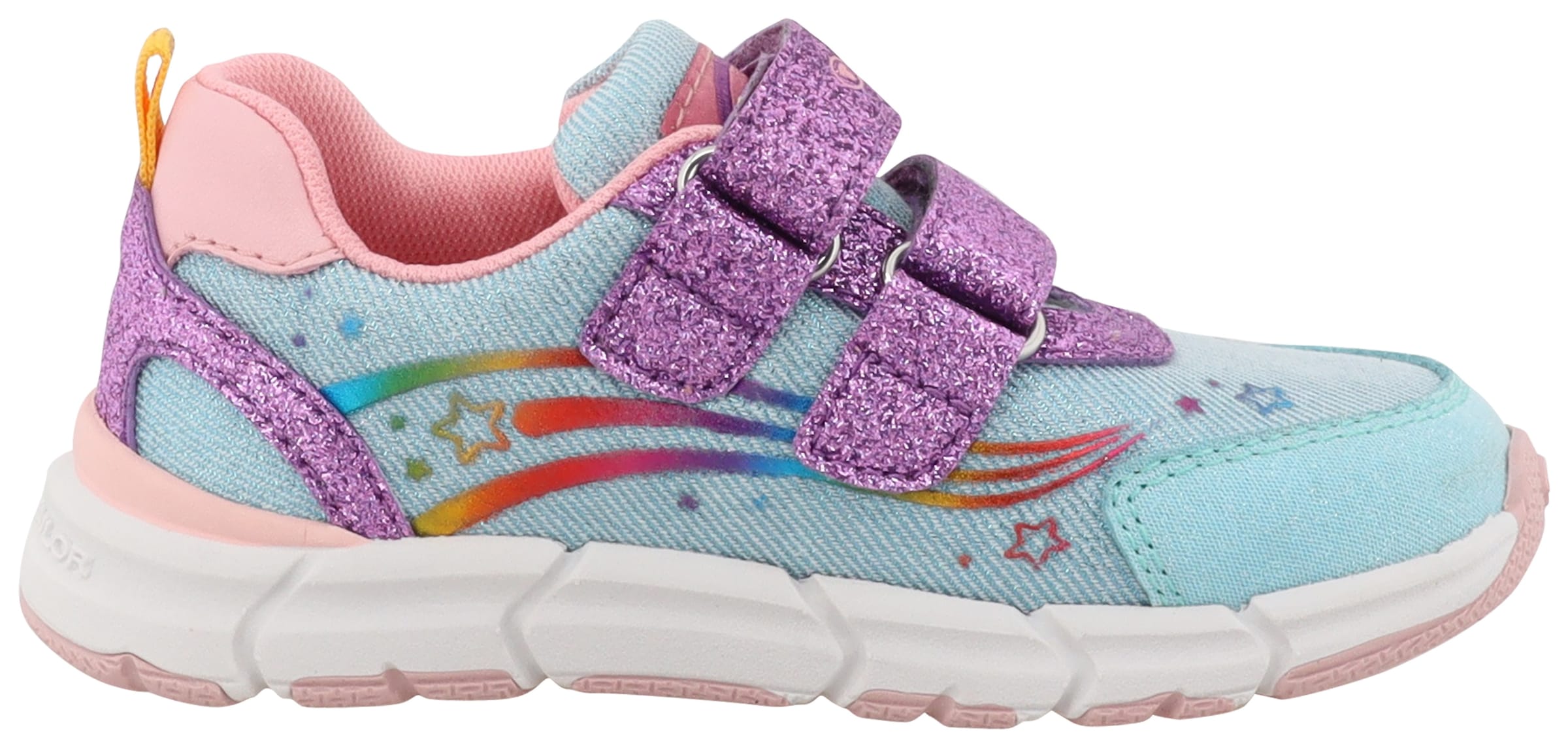 TOM TAILOR Klettschuh  , Freizeitschuh, Halbschuh, Sneaker mit Kontrastbesätzen