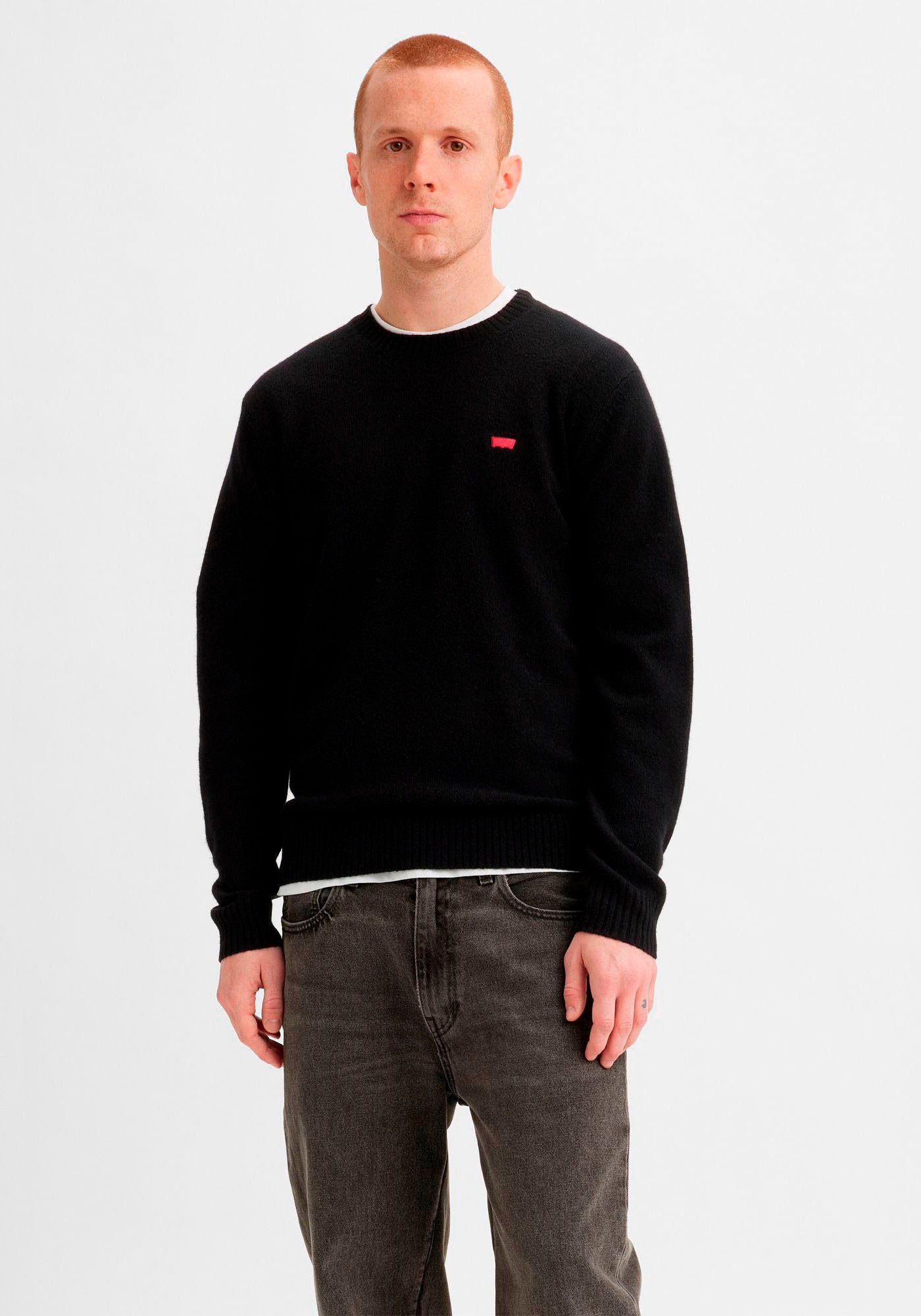 Levi's® Wollpullover »ORIGINAL HM SWEATER« in klassischer Rundhalsform