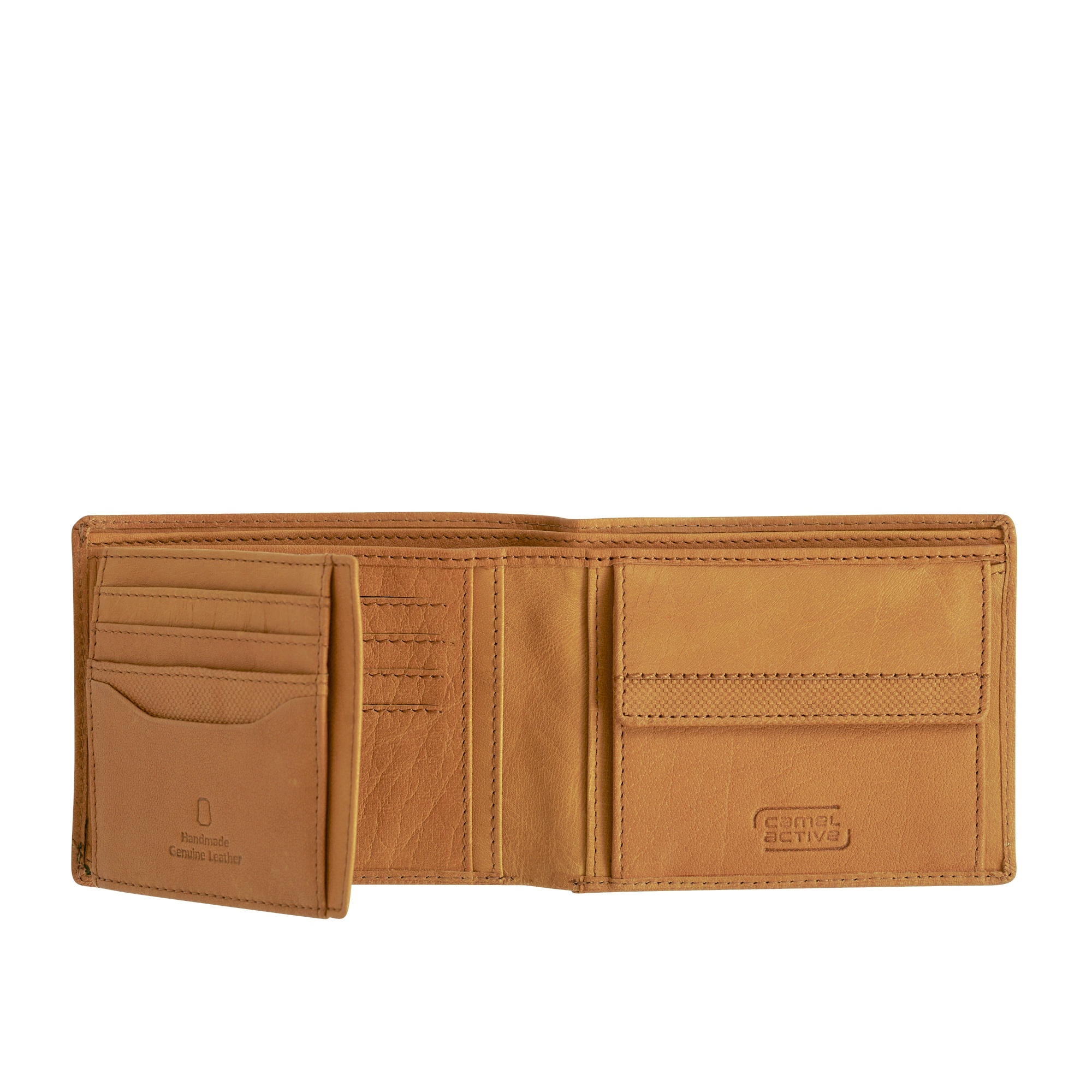 camel active Geldbörse »Nimbus« weich genarbtes Leder mit leicht abgesetzten Ziernähten, RFID Schutz