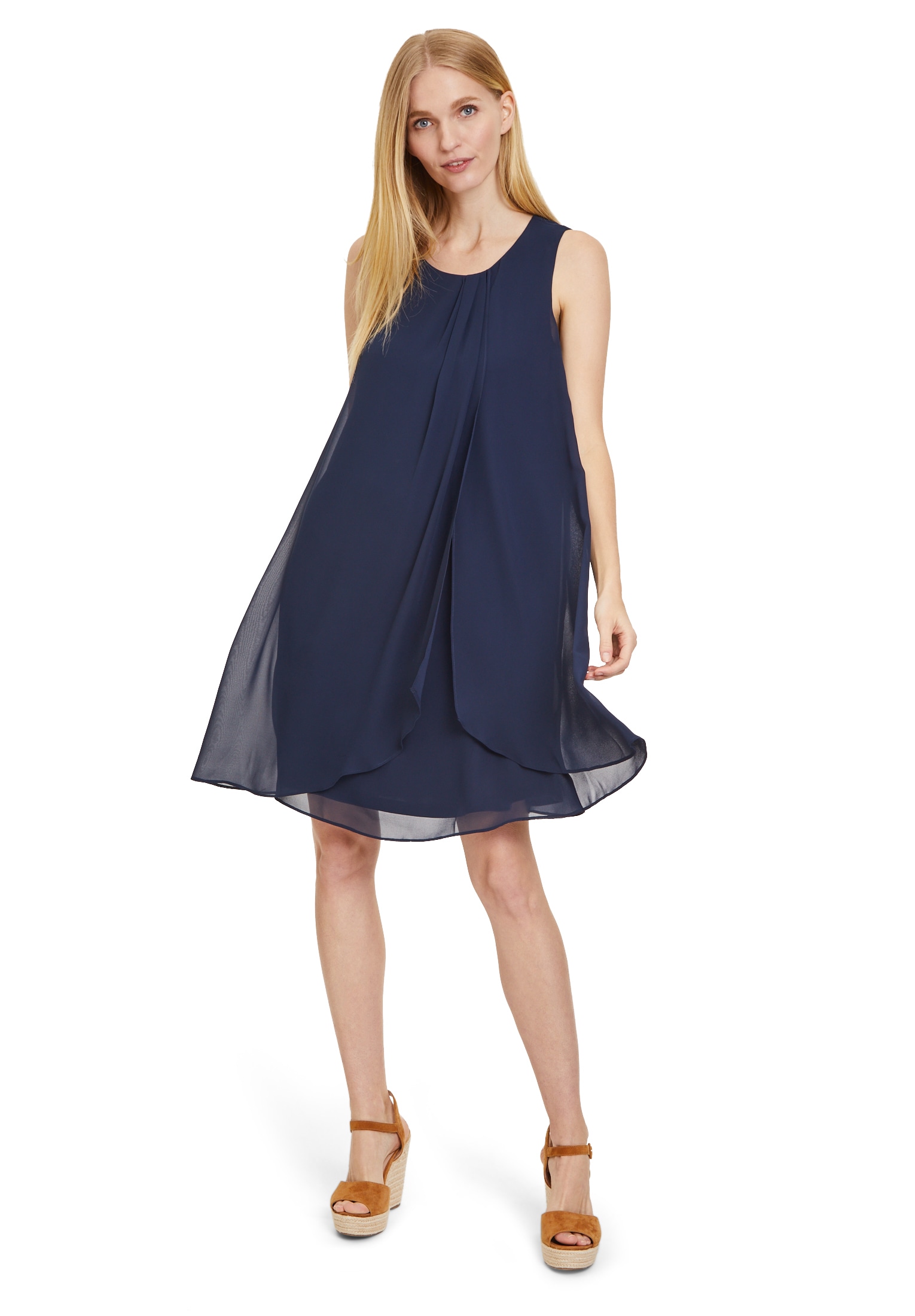 Betty&Co Chiffonkleid »Chiffonkleid im Layer Look«