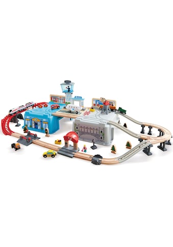 Spielzeug-Eisenbahn »Großstadtlandschaft Eisenbahn in Aufbewahrungsbox«