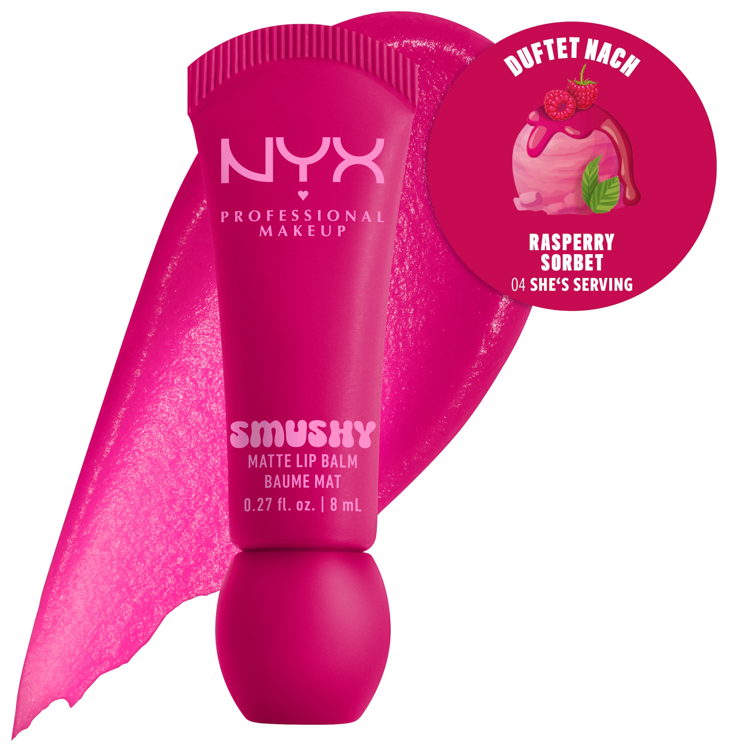 NYX Lippenbalsam »NYX Professional Makeup Smushy Matte Lip Balm«