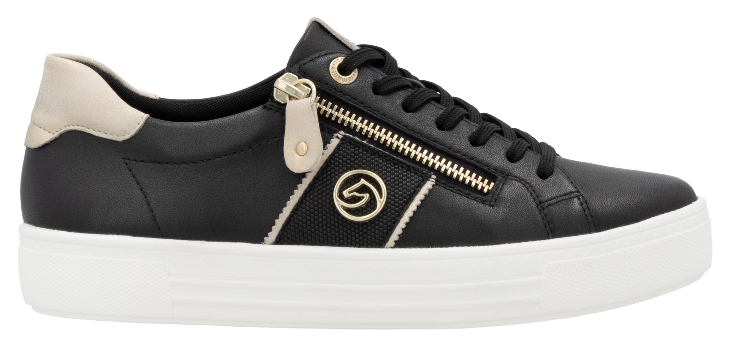 Remonte Plateausneaker, Feizeitschuh, Halbschuh, Schnürer, herausnehmbare Soft-Einlage