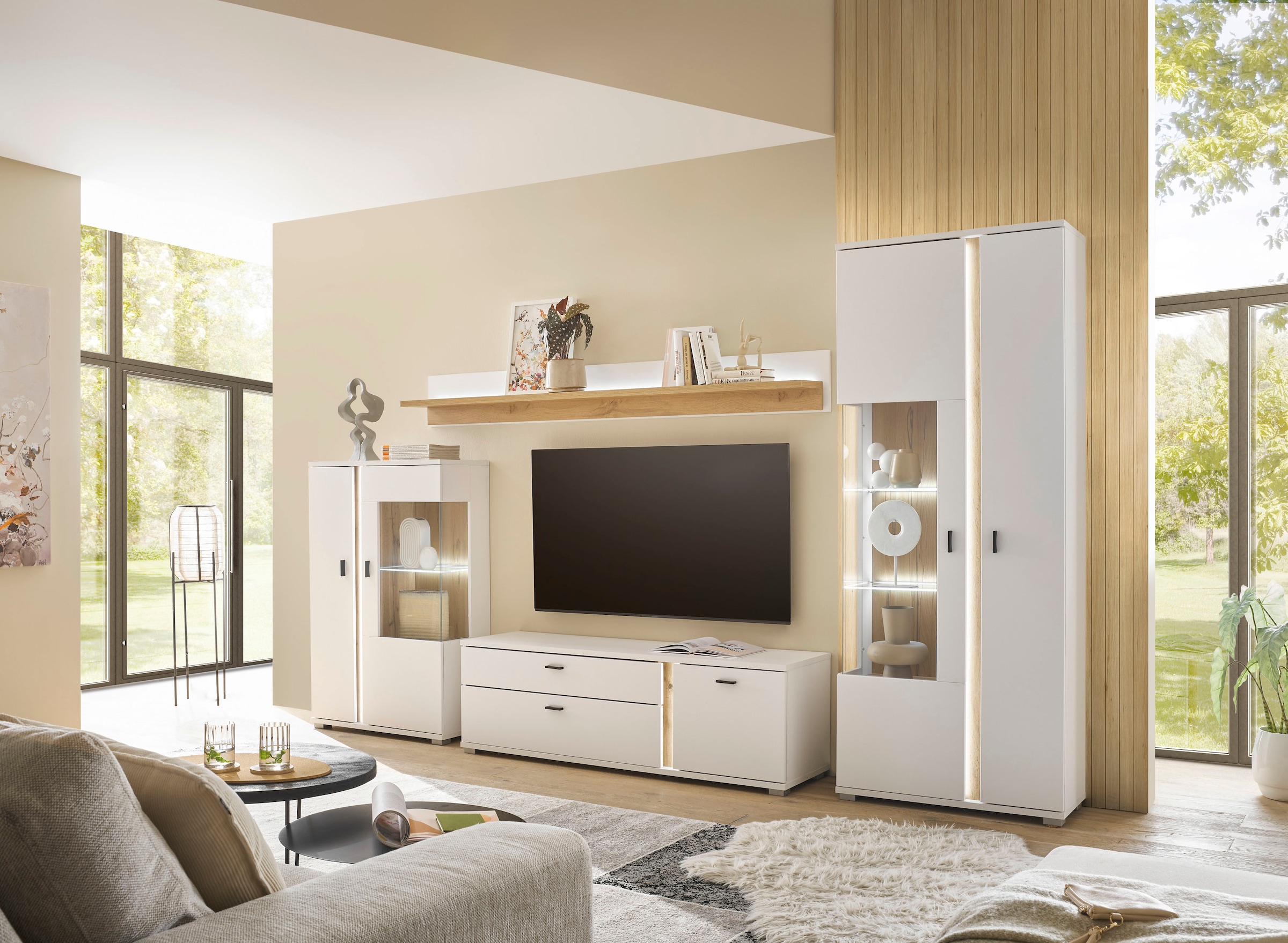 Home affaire Wohnwand »LONG ISLAND« Set, 4 Stk. tlg.