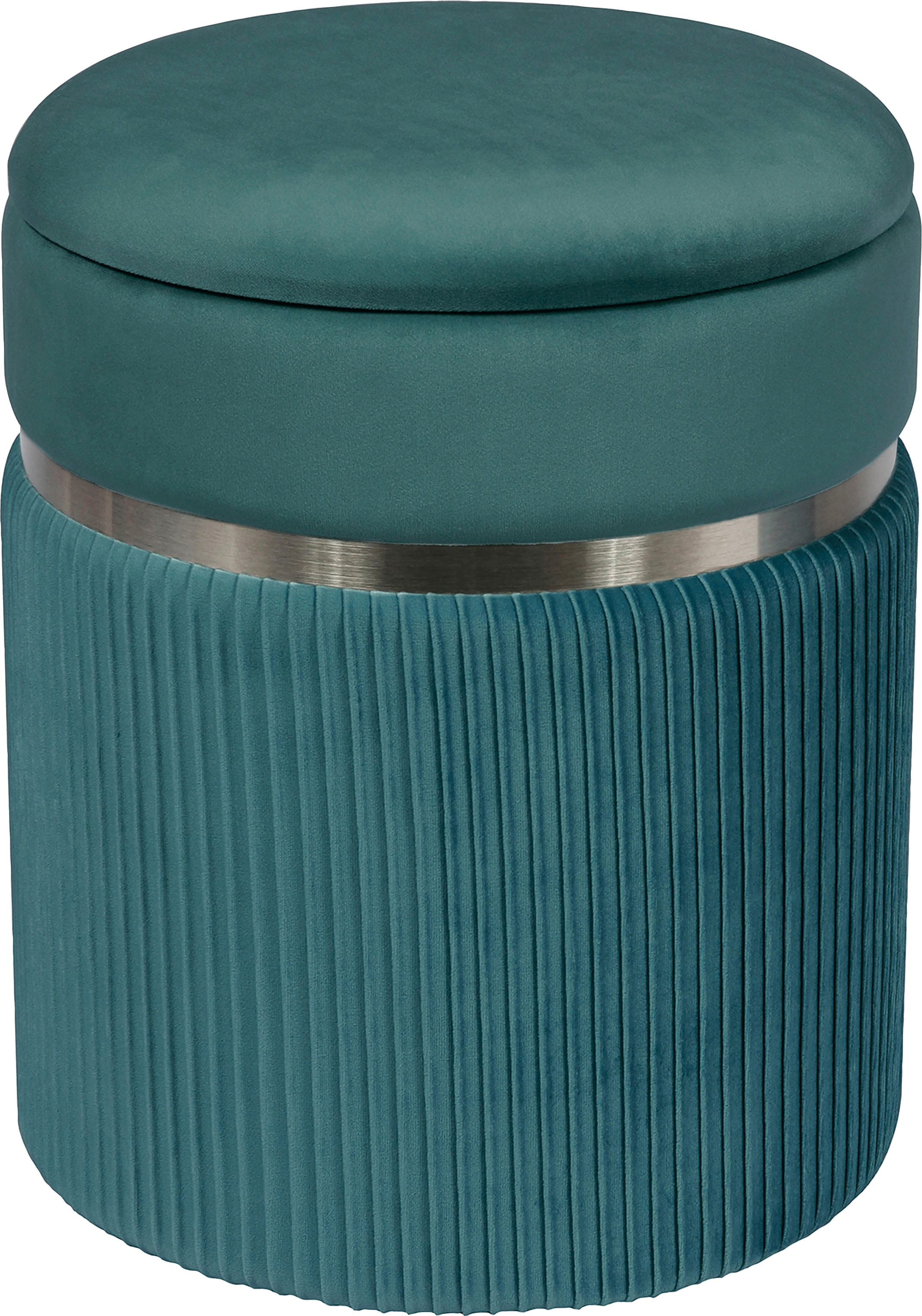Kayoom Polsterhocker »Hocker Zora 325 2er-Set«, gepolstert, mit Stauraum