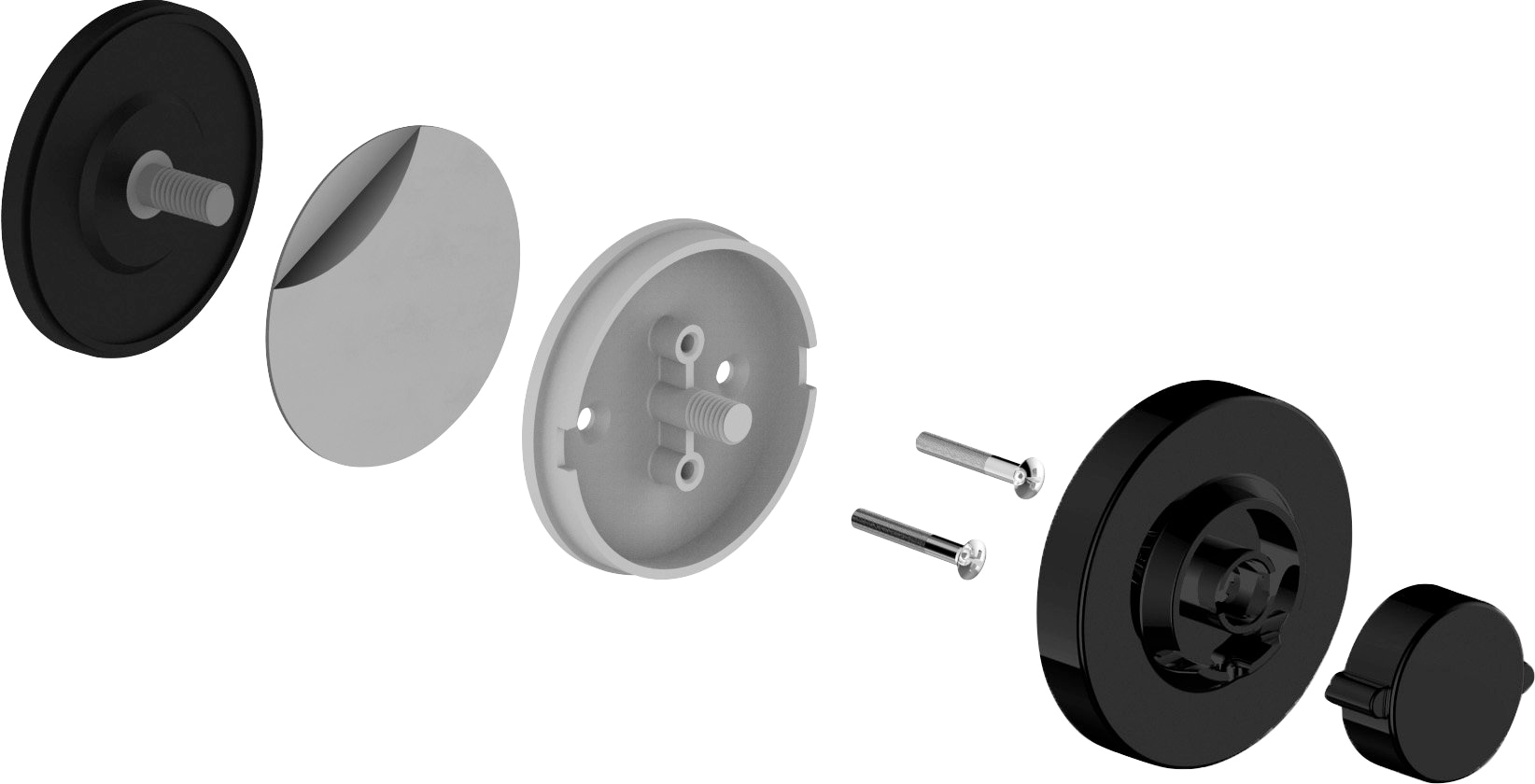 CORNAT Handtuchring mit 3 verschiedenen Befestigungsoptionen