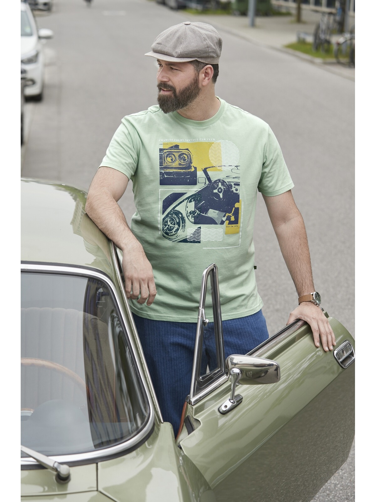 Charles Colby Rundhalsshirt »T-Shirt EARL BENJAMIN«