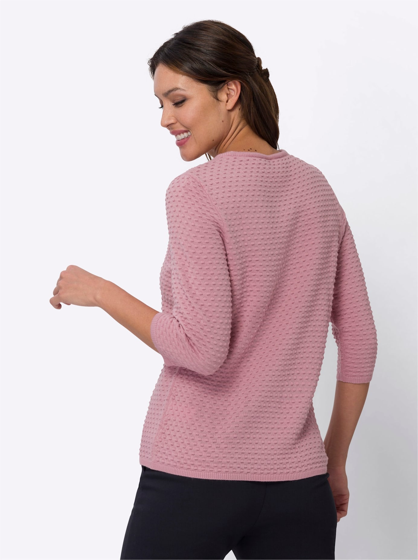 Classic Basics 3/4 Arm-Pullover »Rundhals-Pullover«