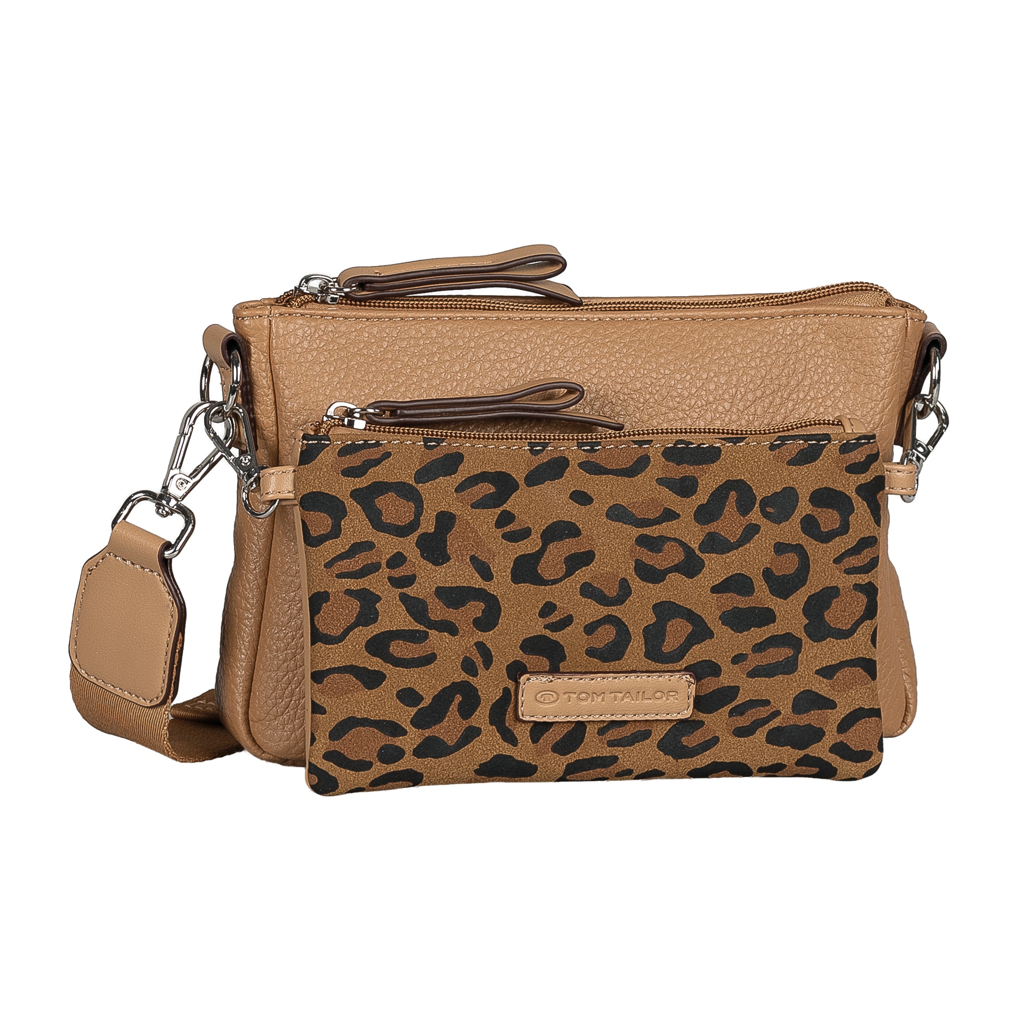 TOM TAILOR Umhängetasche »Jamila« moderne 2-in-1 Tasche mit Vortasche auch als Umhängetasche tragbar