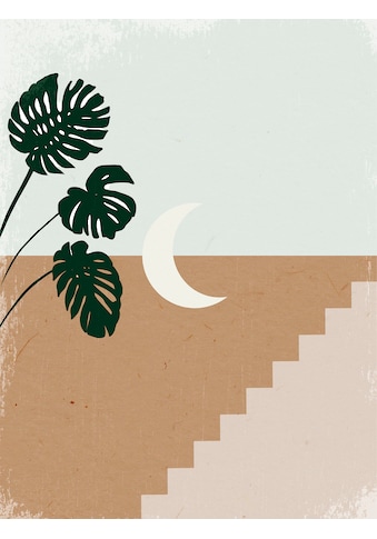 Komar Wandbild »Silence Crescent Moon«, (1 St.), Deutsches Premium-Poster Fotopapier... kaufen