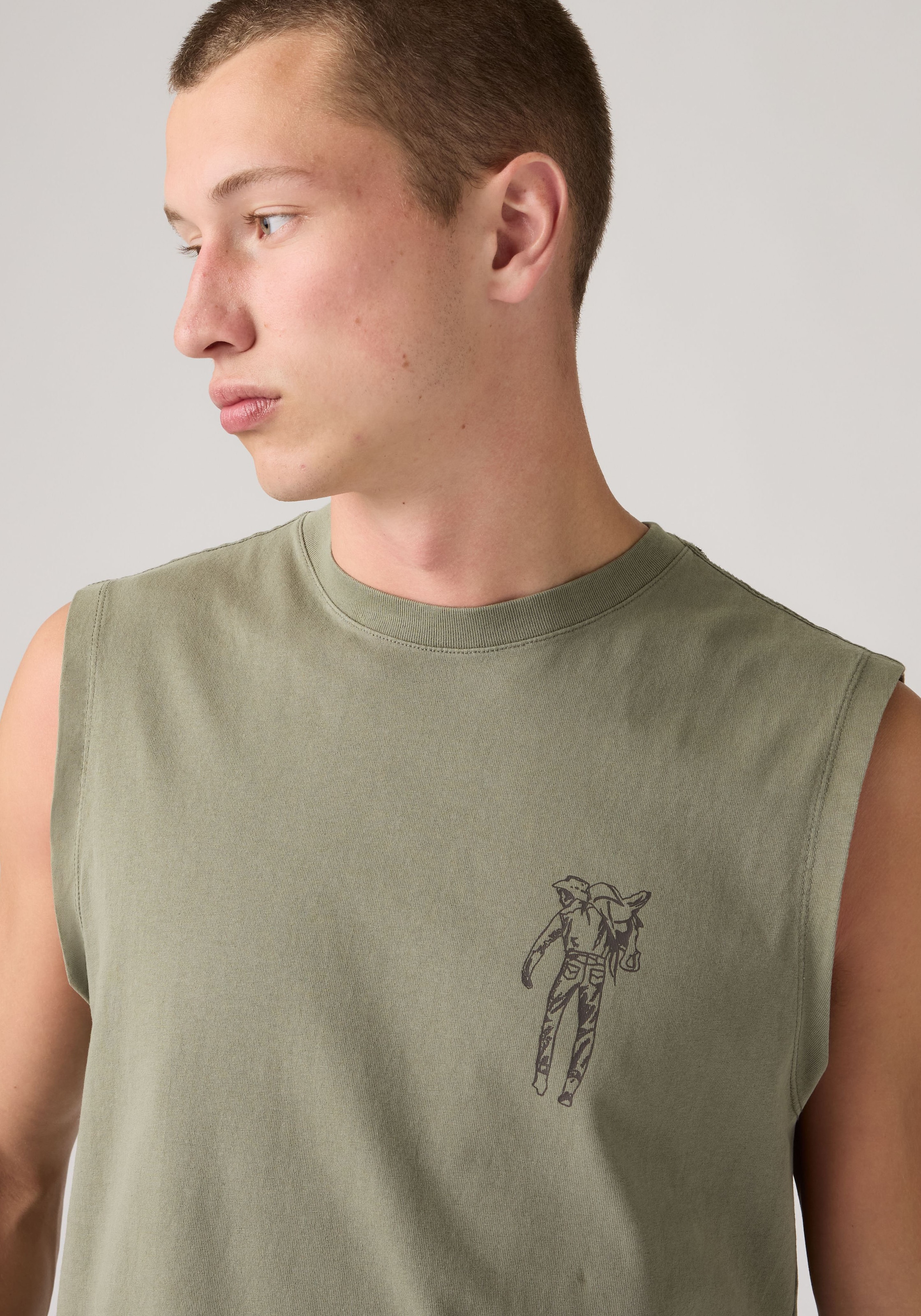 Levi's® Muskelshirt »GR MUSCLE TANK« Vorder- und Rückenteil mit Druck