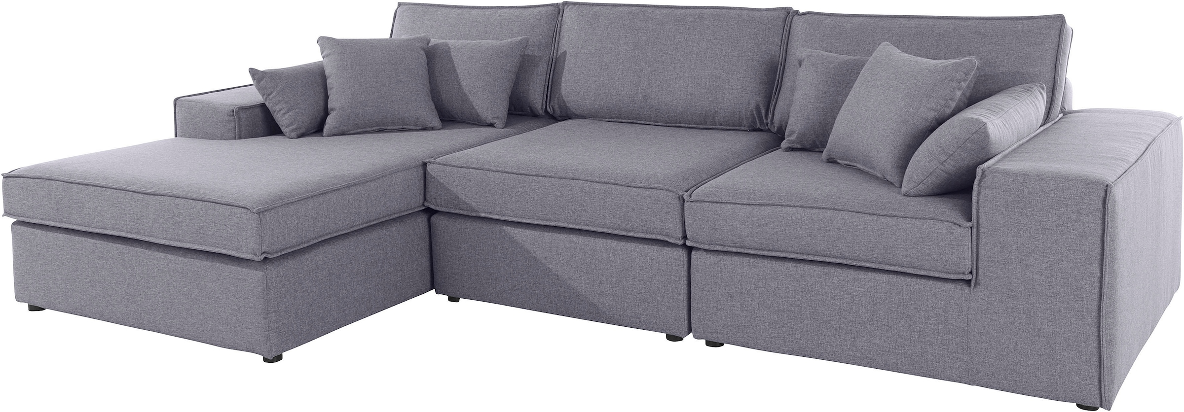 RAUM.ID Ecksofa »Florid L-Form«, 3 Teile, bestehend aus Modulen, viele Bezugsqualitäten, auch in Cord