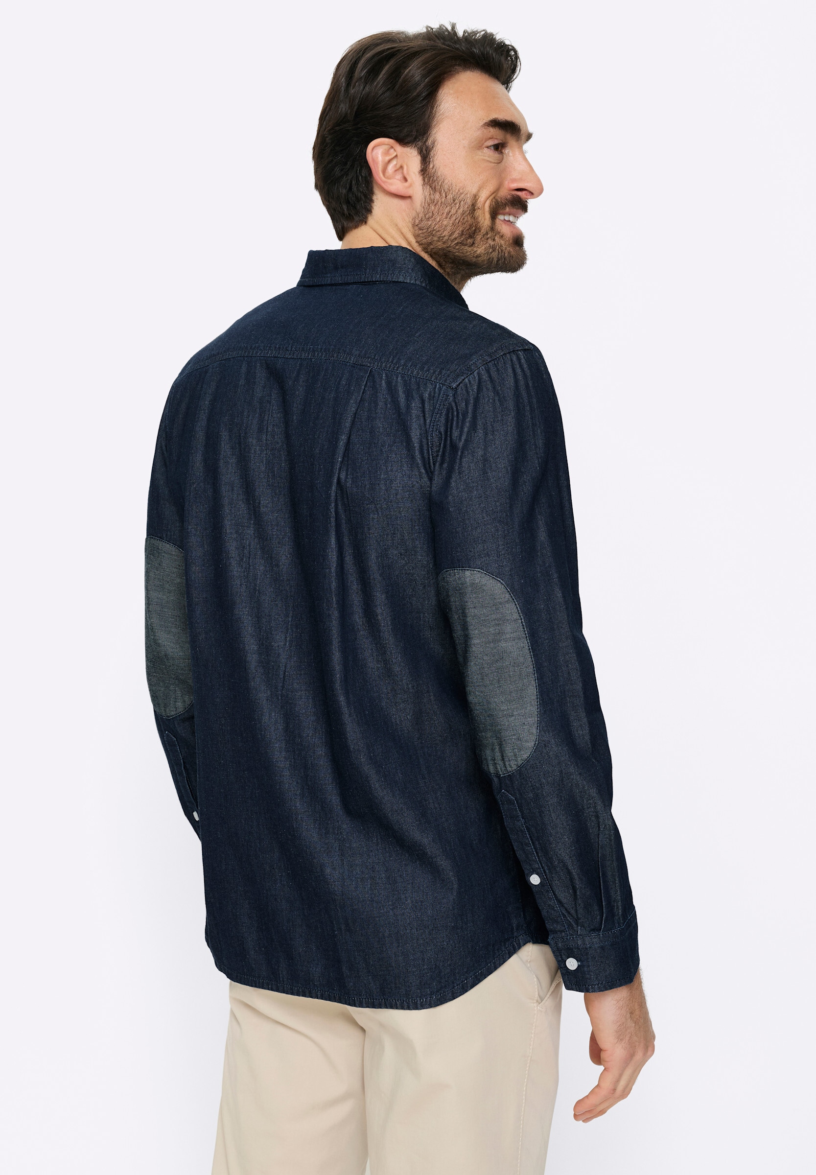 Witt Jeanshemd »Jeans-Hemd Jeanshemd mit Ellenbogen-Patches«
