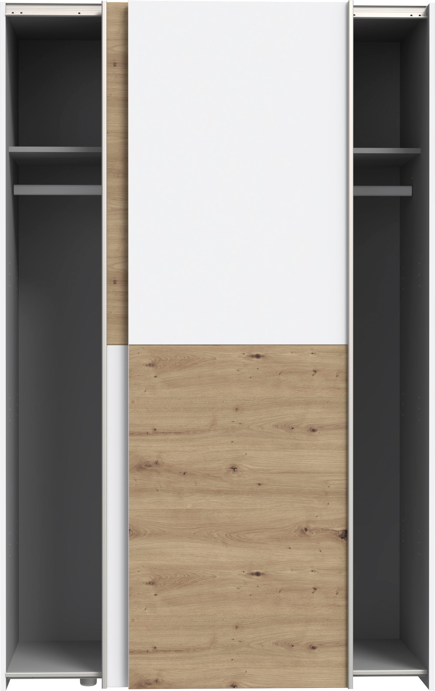 FORTE Kleiderschrank, (B/H/T ca. 120x190,5x61,2 cm)