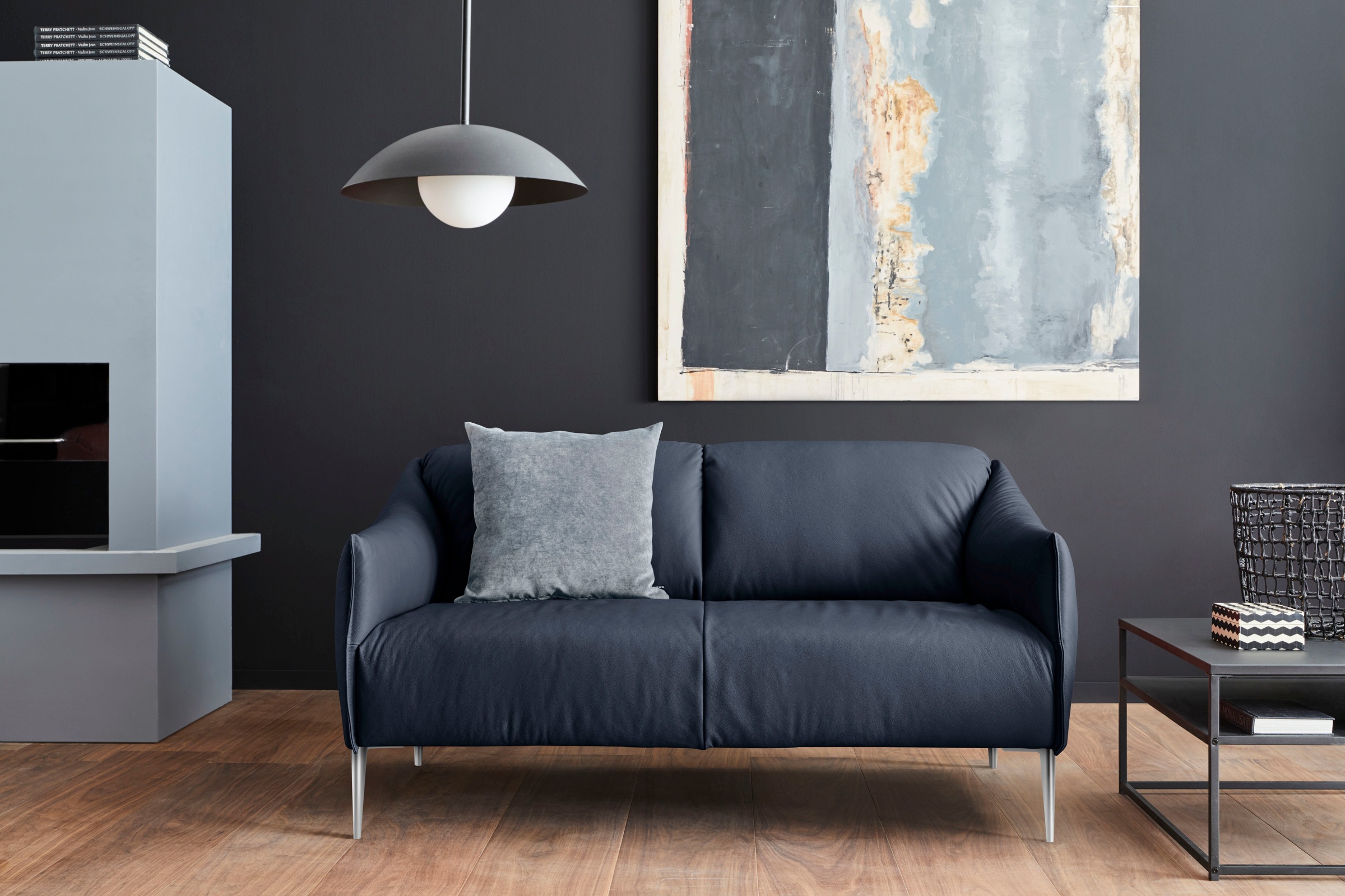 W.SCHILLIG 2-Sitzer »sally«, mit Metallfüßen in Chrom glänzend, Breite 154 cm
