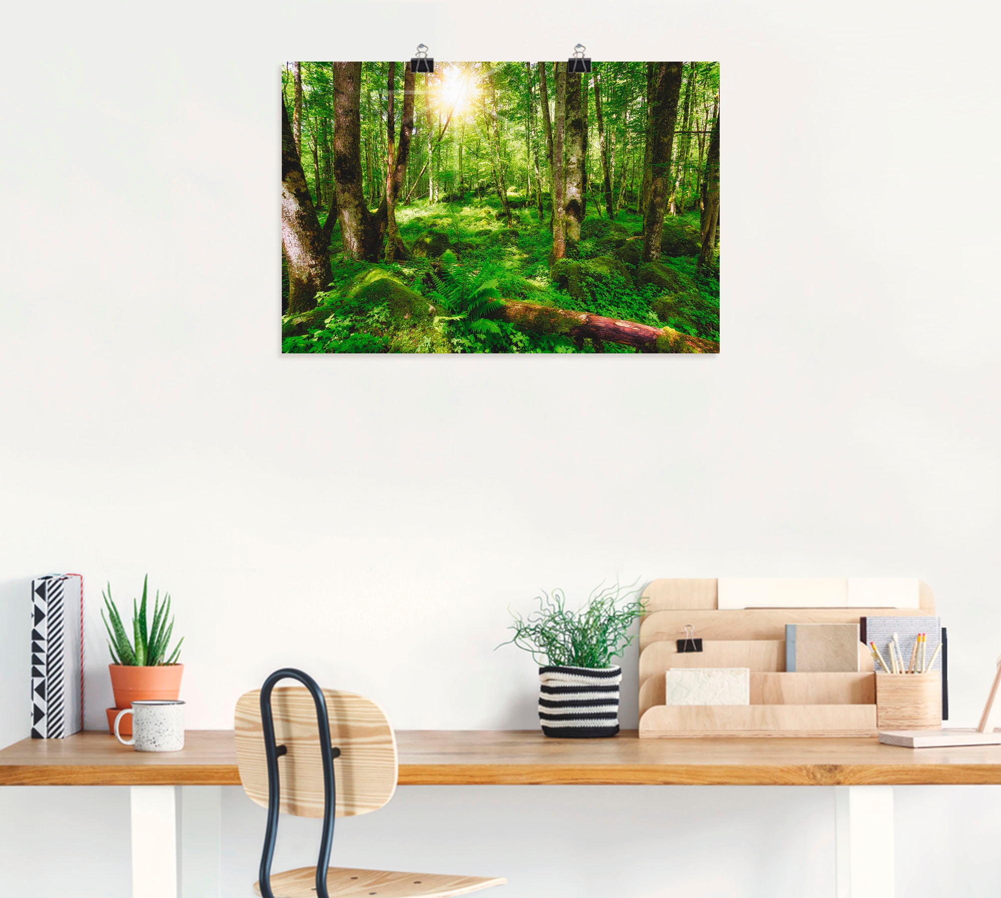 Artland Wandbild »Wald« Wald 1 Stk. tlg. als Leinwandbild, Poster, Wandaufkleber in verschied. Größen