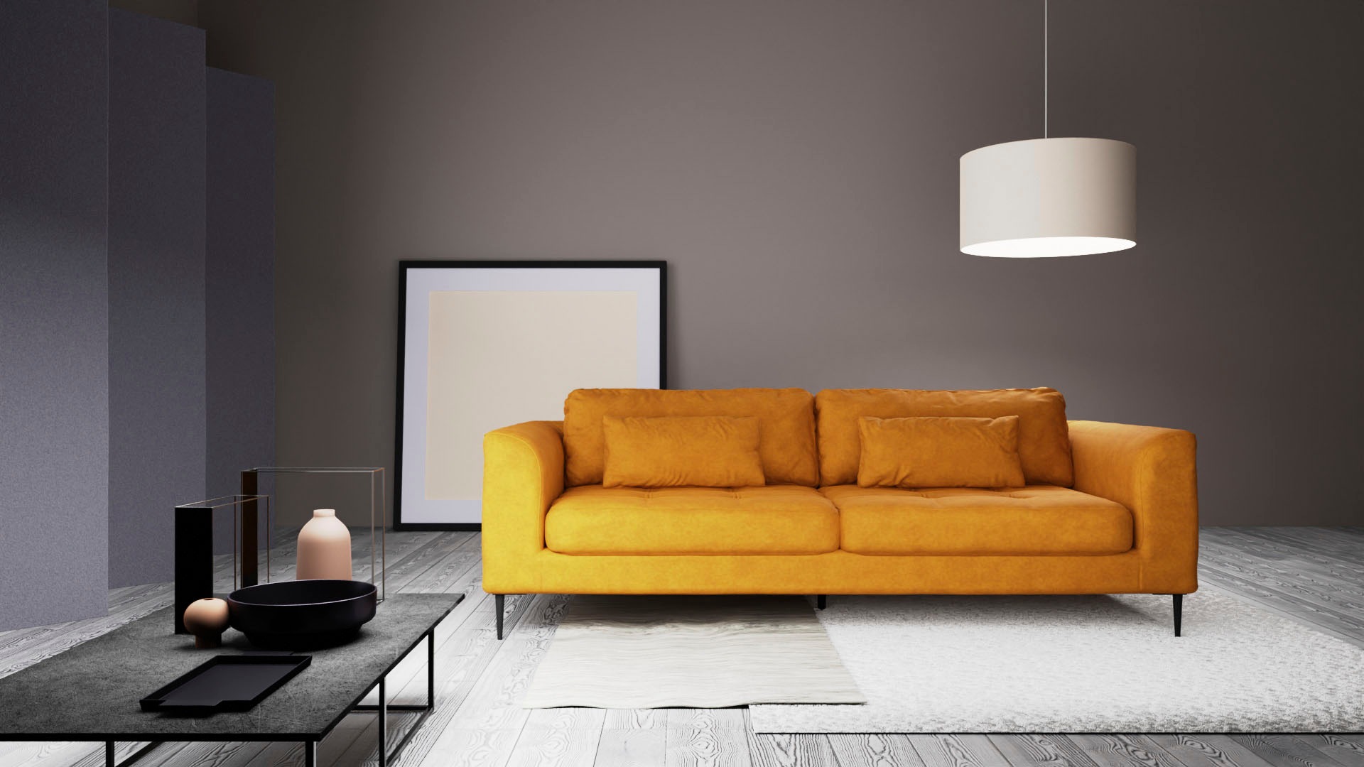 TRENDMANUFAKTUR 3-Sitzer »Luzi, gemütlich elegant, tolle Detailverarbeitung, Steppung im Sitz« wahlweise mit Schlaffunktion und Bettkasten, inklusive Nierenkissen