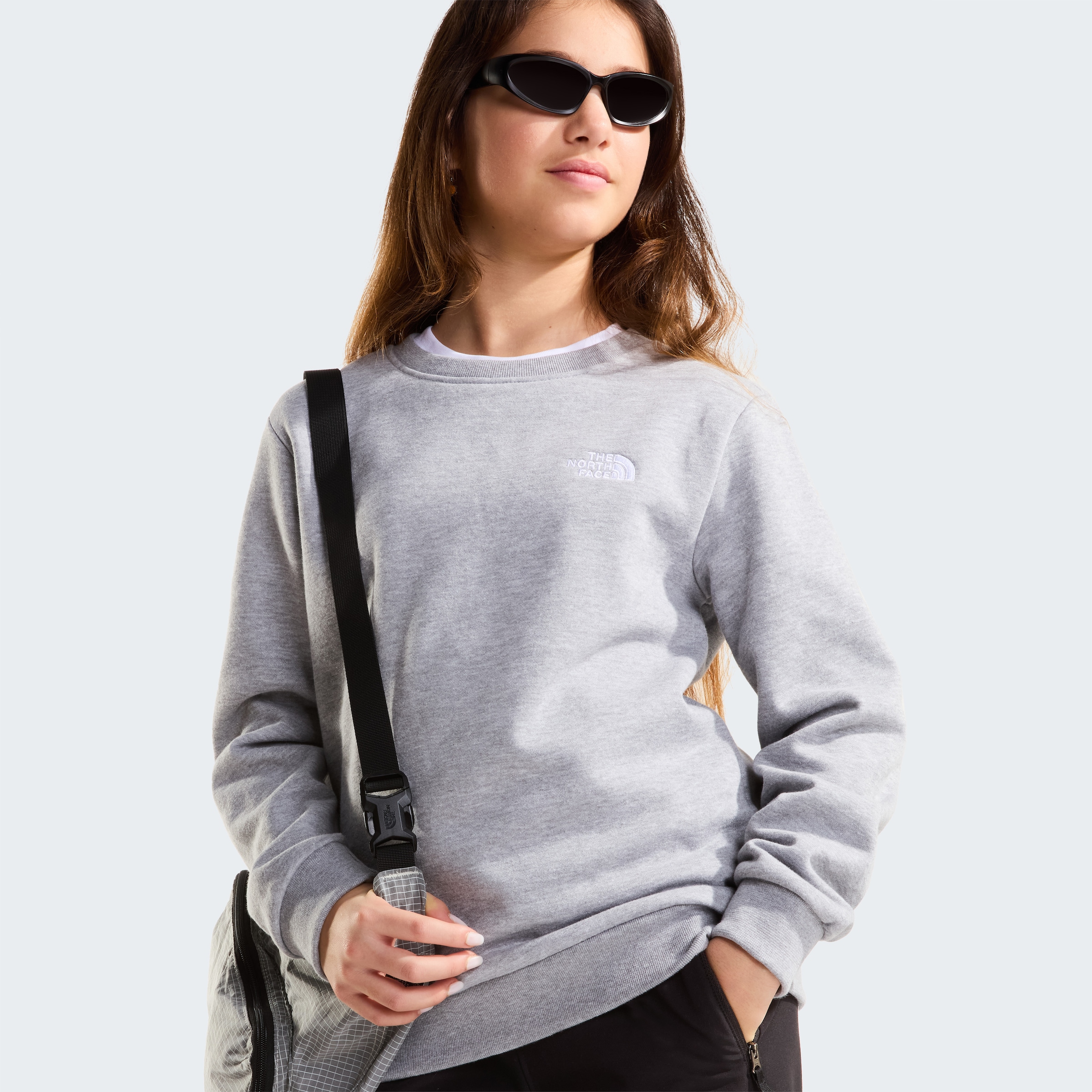The North Face Sweatshirt »TEEN EVOLUTION SIMPLE DOME CREW«, mit sportlichem Stil, aus Baumwoll-Polyester-Mix
