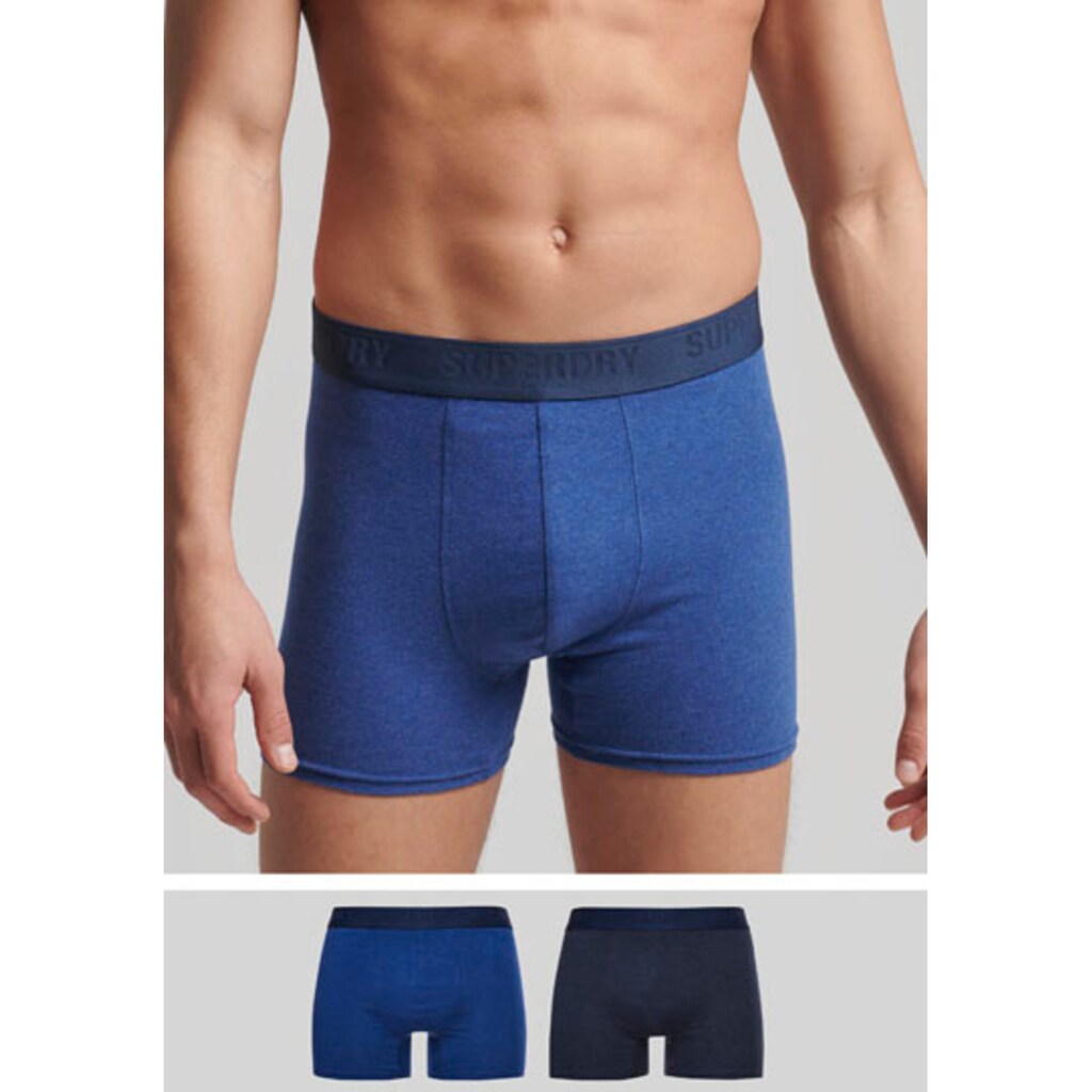 Superdry Boxer »BOXER MULTI DOUBLE PACK«, (Packung, 2 St., 2er-Pack)