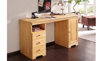 Home affaire Schreibtisch »Lisa«, aus Massivholz, in verschiedenen Farbvarianten,... kaufen