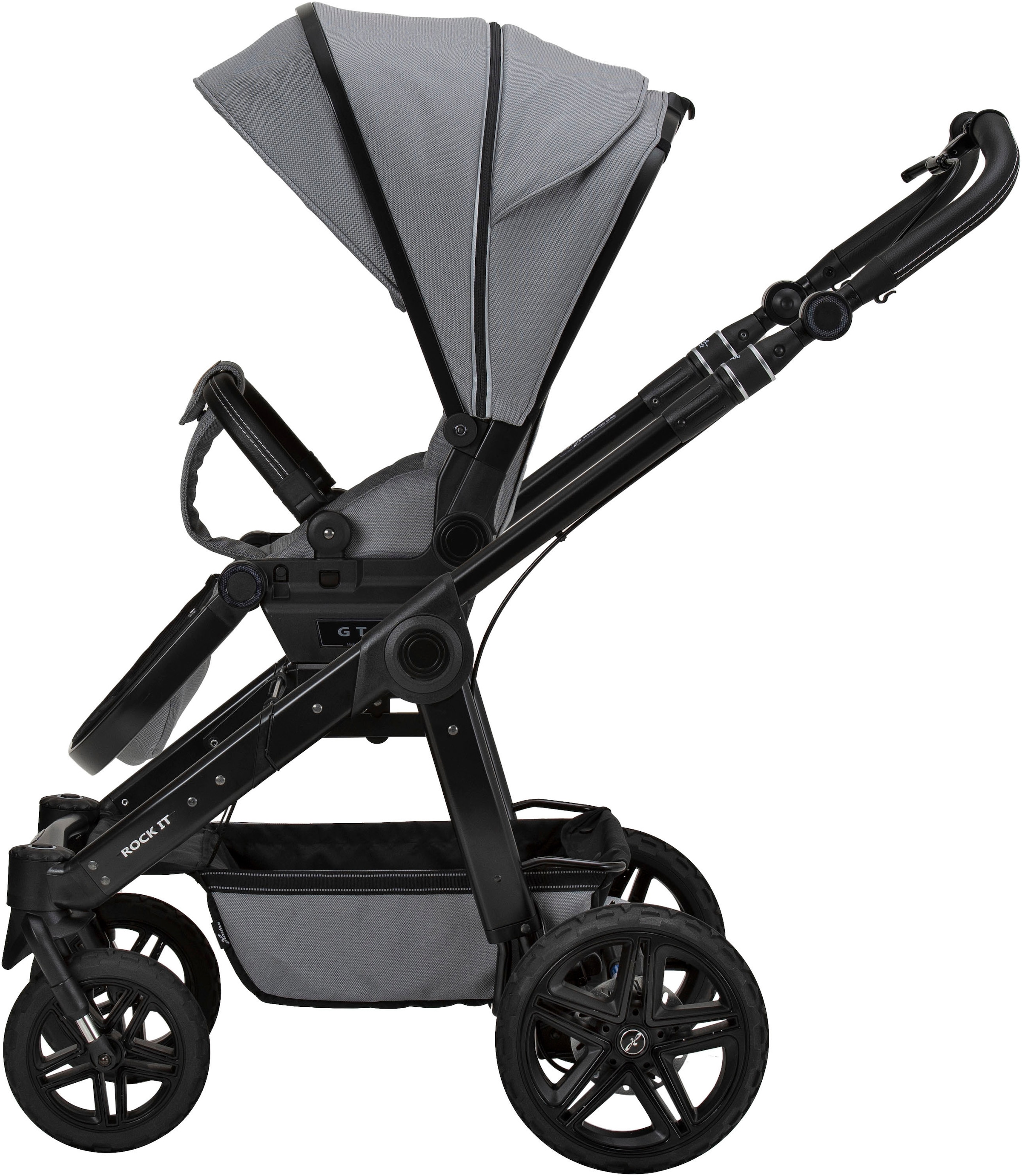 Hartan Kombi-Kinderwagen »Rock it Outdoor, mit Handbremse«, Lieferung ohne Adapter; Made in Germany