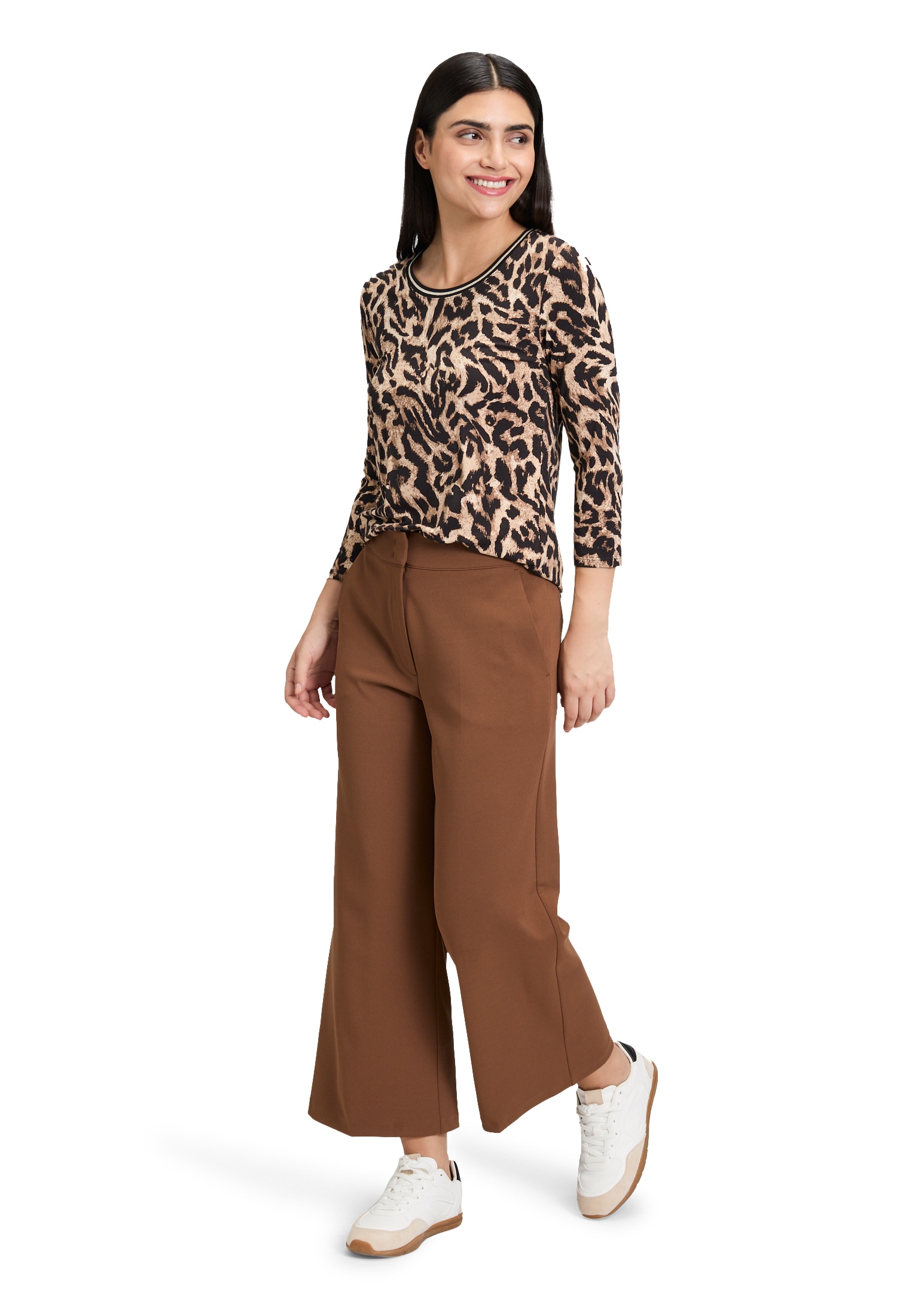 Betty Barclay Langarmshirt »Basic Shirt mit Rippbündchen«