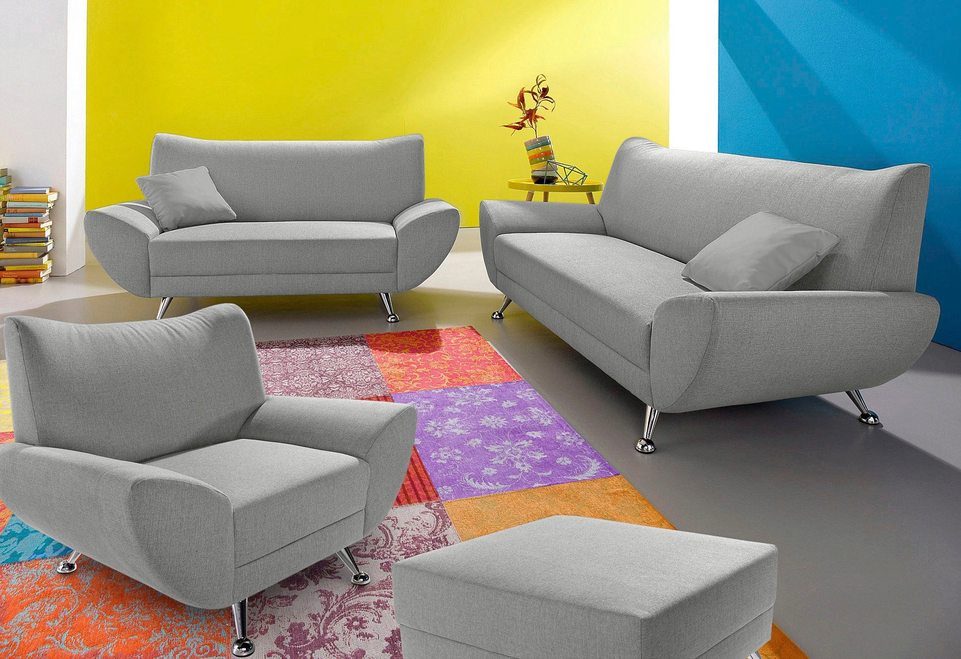 INOSIGN Polstergarnitur »Saltare elegant und komfortabel, OTTOs Choice, 3-2-1« 3 Stk. tlg.