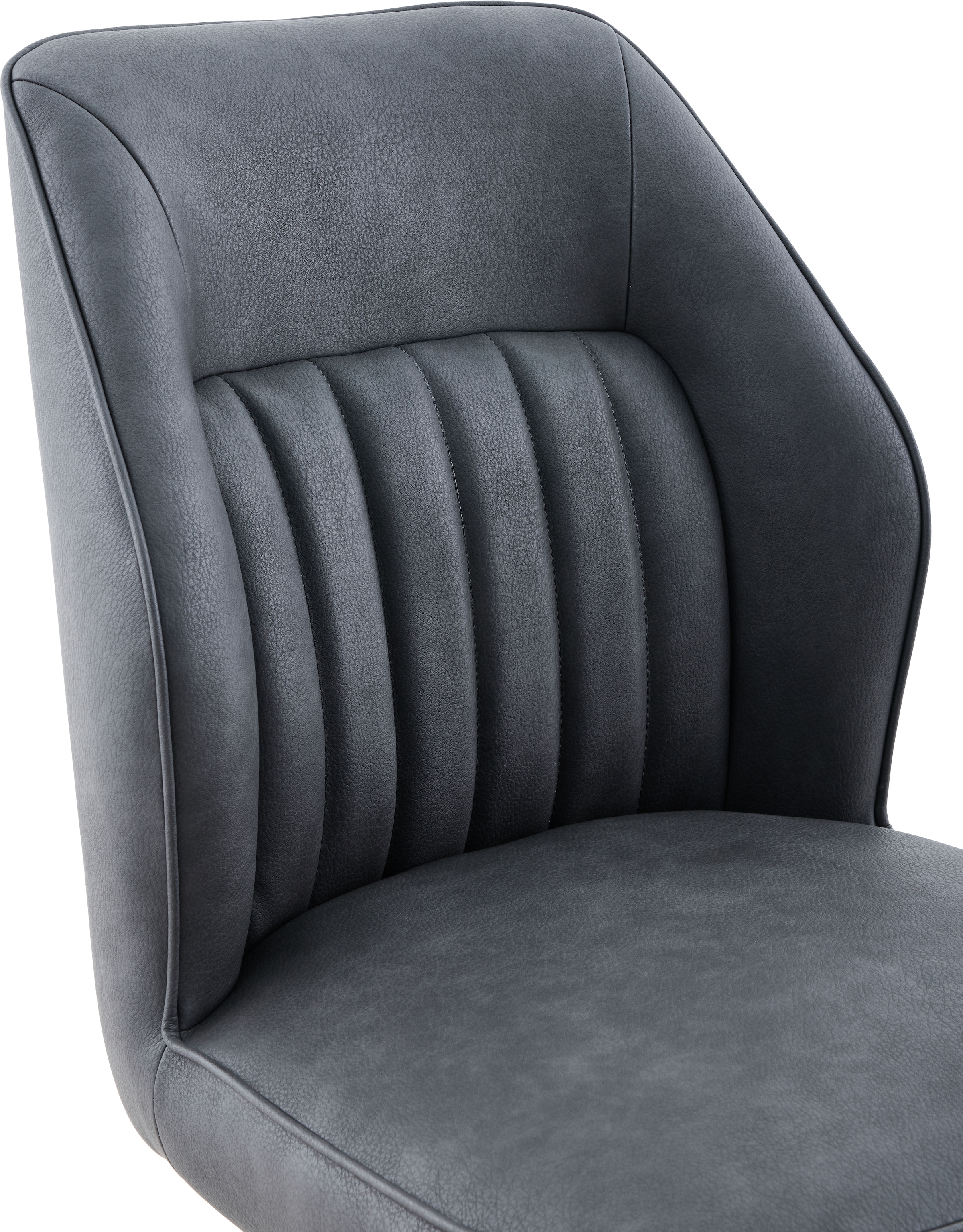 HELA 4-Fußstuhl »PRIZZI« (Set) 2 Stk.4-Fuß, 360° drehbar, Gestell oval, gepolstert, Lederoptik