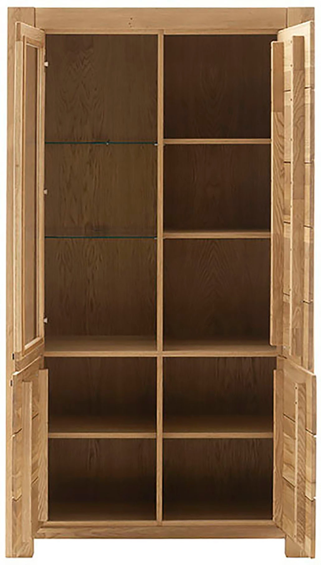 MCA living Vitrine »SILIAS Vitrine groß«, (1 St.), gedämpfte Türen