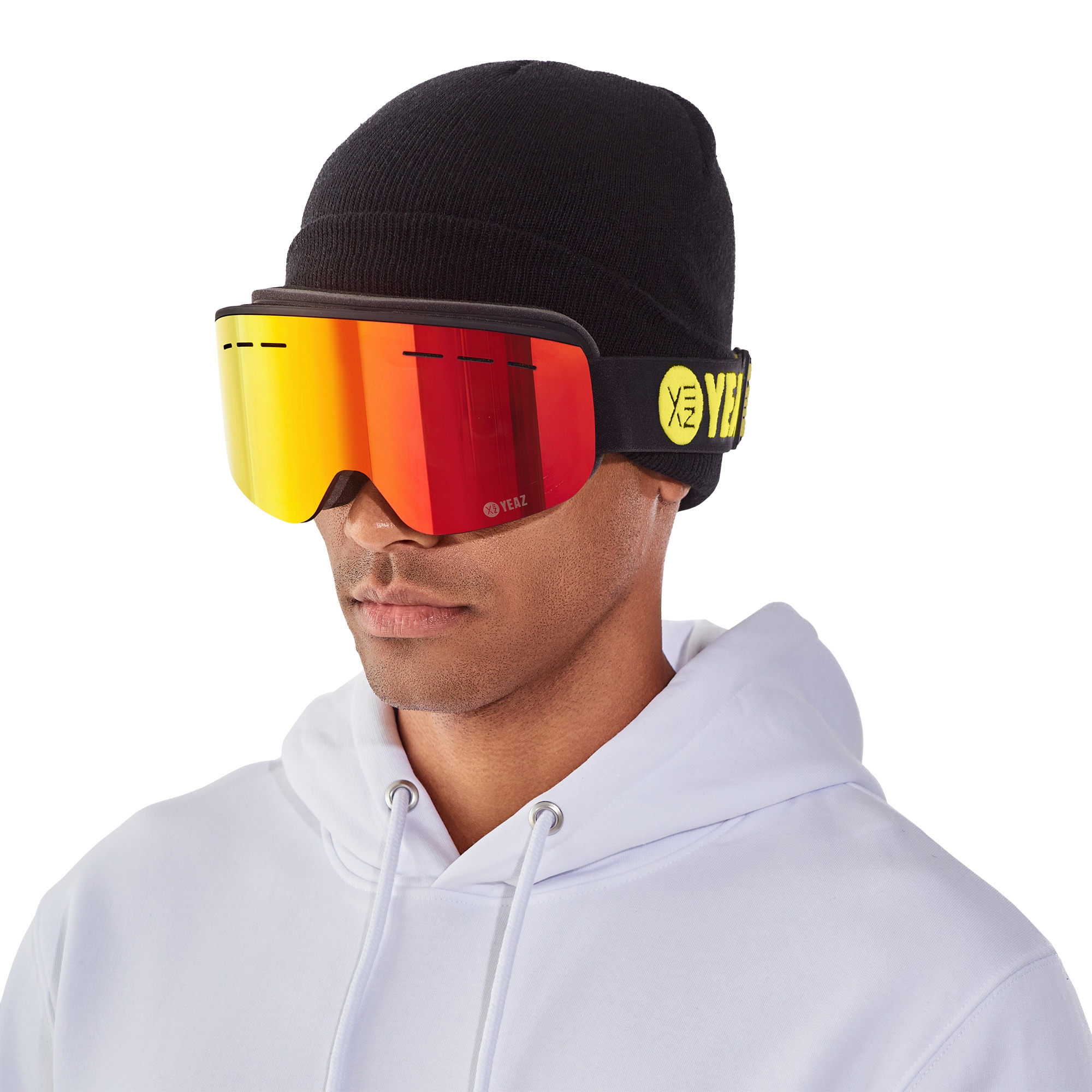 YEAZ Snowboardbrille »Ski- Snowboardbrille schwarz RISE«