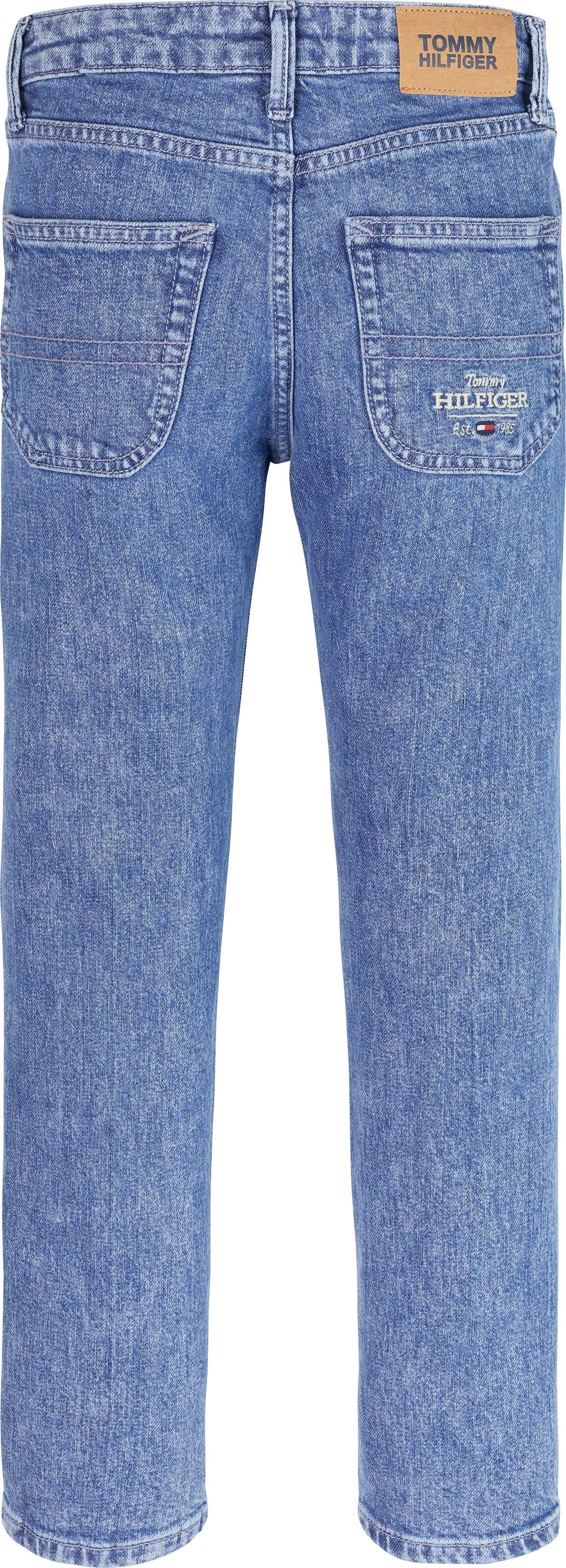 Tommy Hilfiger Straight-Jeans »MODERN STRAIGHT SALT&PEPPER«, mit Logostickerei